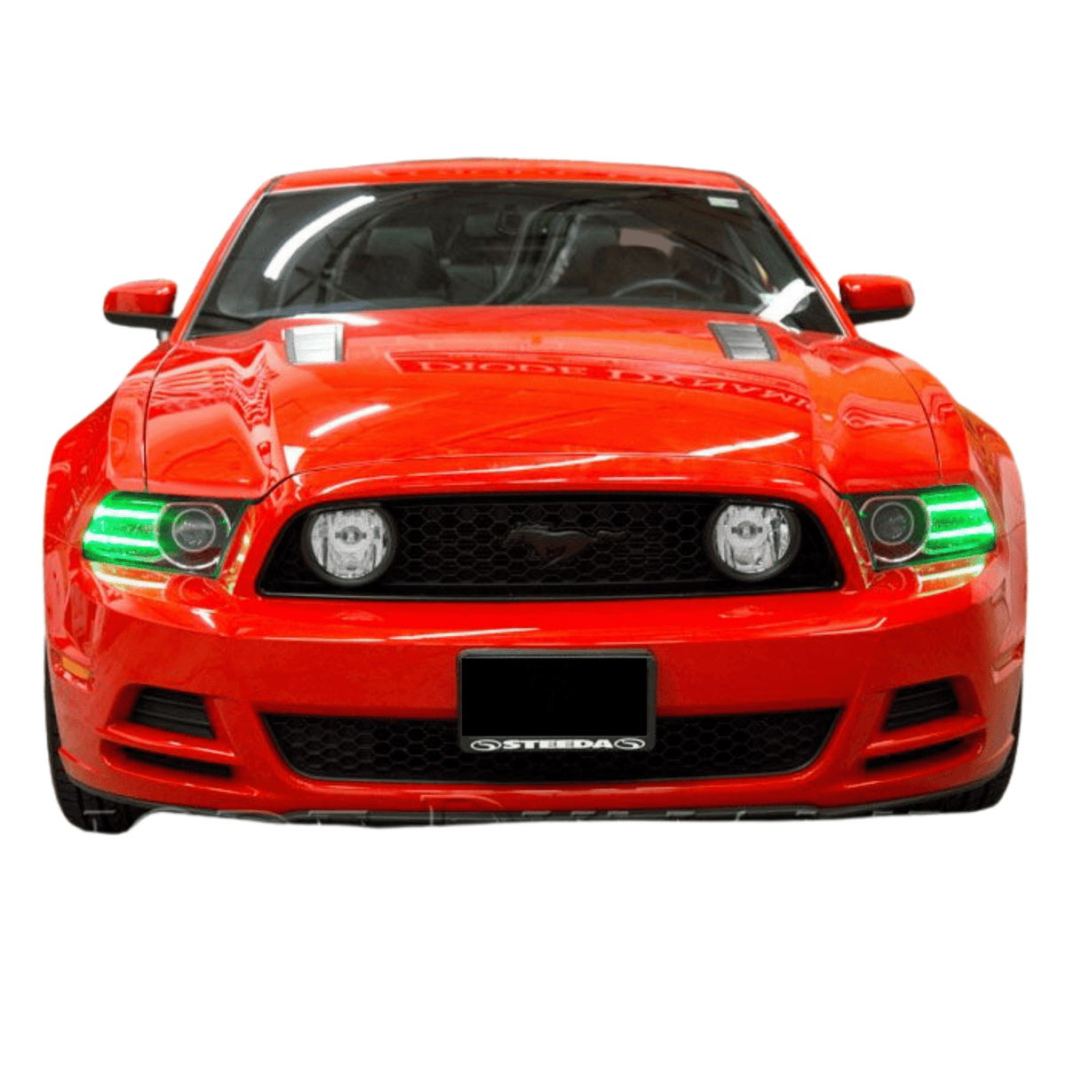 Ford Mustang Multicolor Flow Series DRL Boards (2013-2014) — lighting shown installed