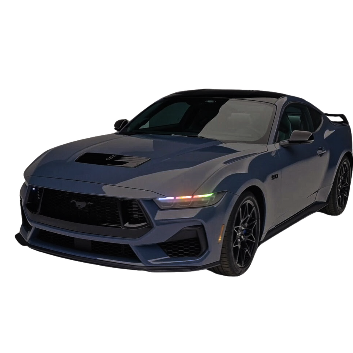 Ford Mustang Multicolor Flow DRL Boards (2024+) — lighting shown installed