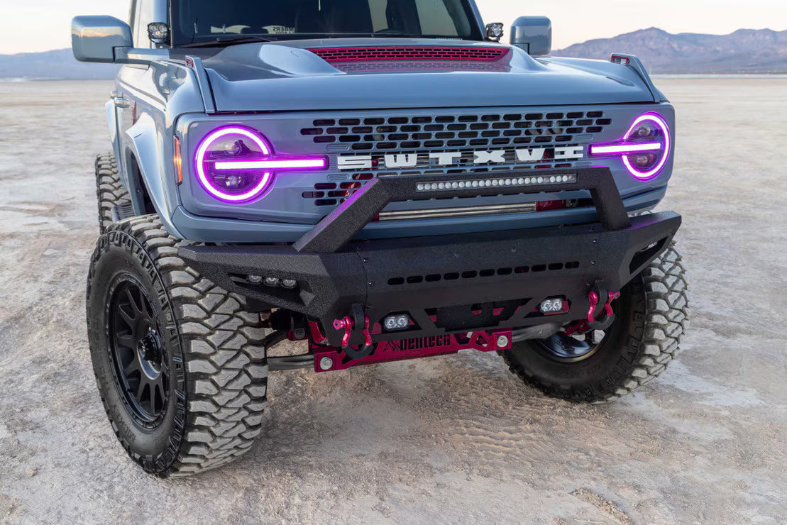 Ford Bronco: Multicolor RGB Morimoto Headlights (2021-2024) – Custom Multicolor LED Lighting by RGB Halo Kits