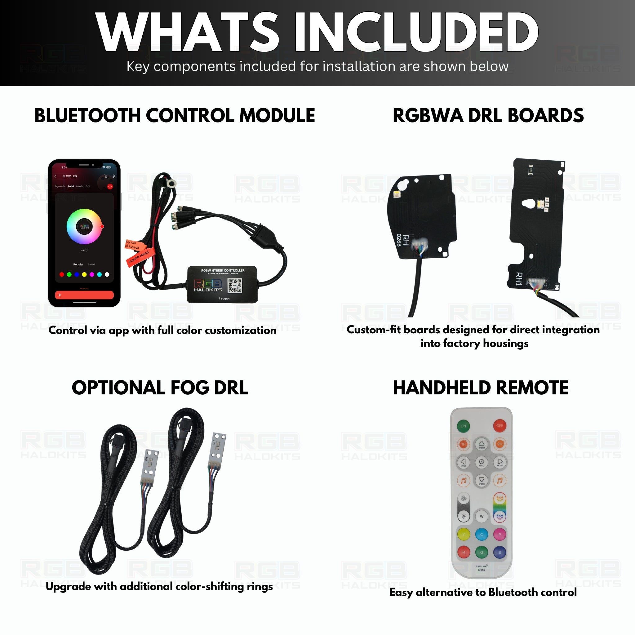 Chevrolet Camaro RS/SS RGBWA DRL Boards (2019-2024)