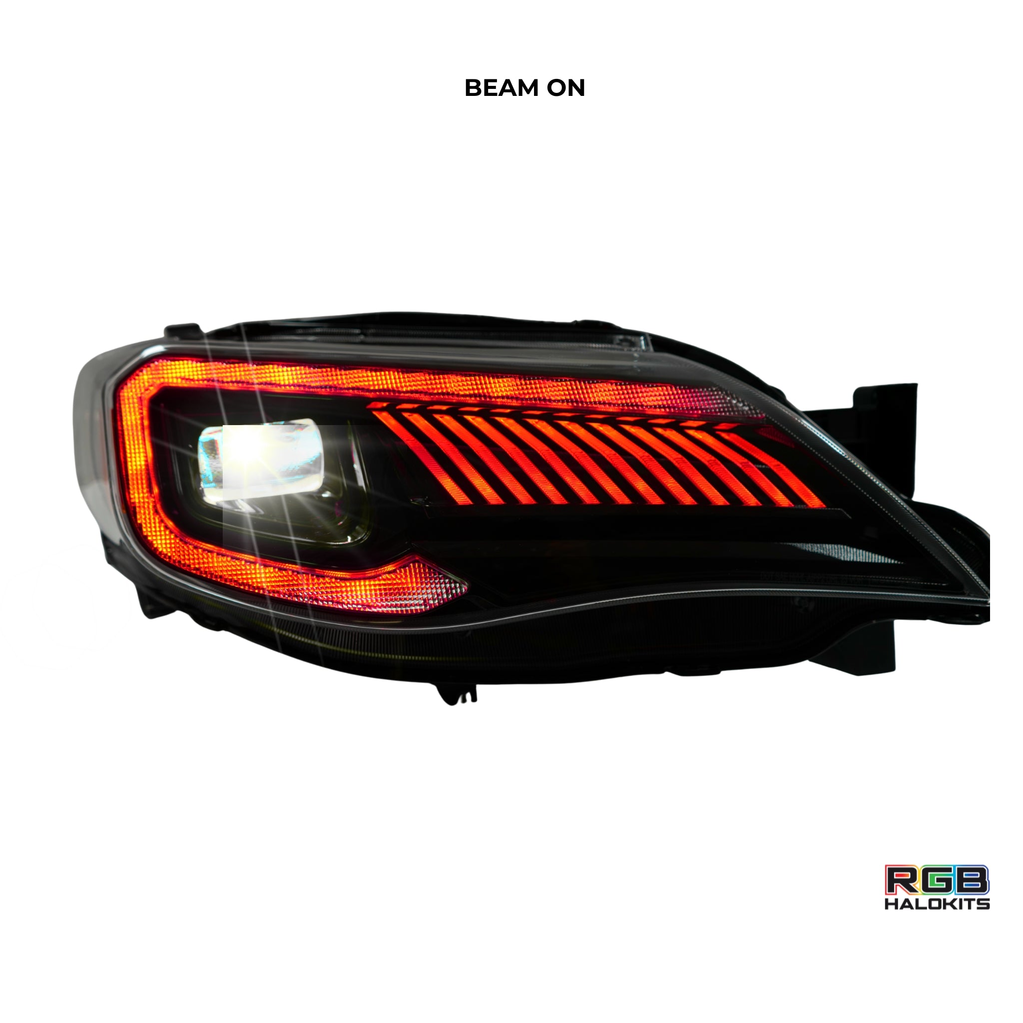 Subaru Impreza WRX/STI: Multicolor Flow Series Headlights (2008-2014) | XB Morimoto – Custom Multicolor LED Lighting by RGB Halo Kits