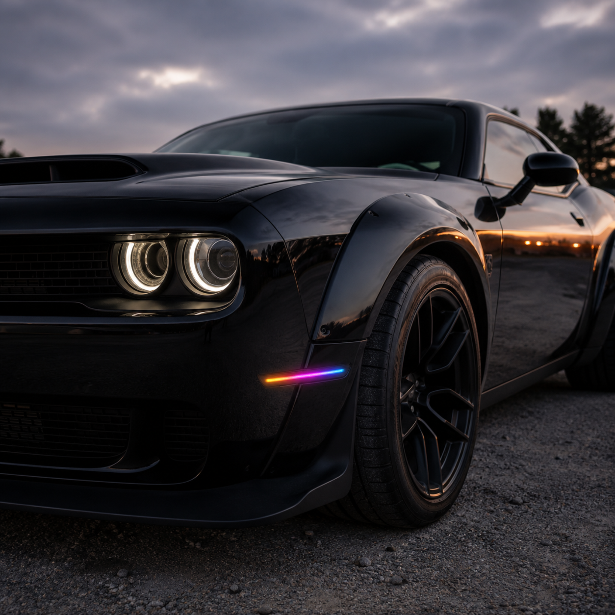 2018–2023 Dodge Challenger Widebody Flow Series Side Markers