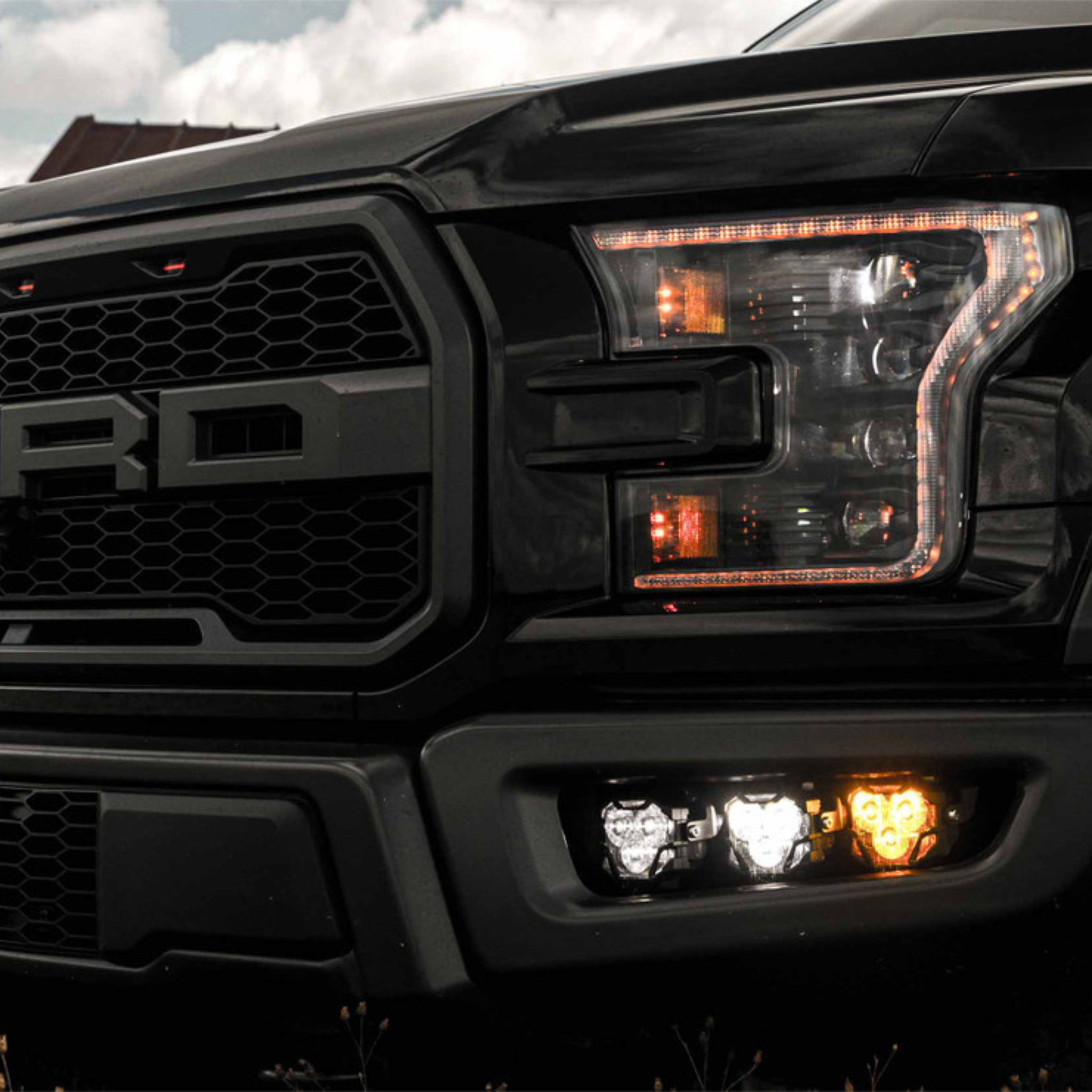 2016-2021 Ford Raptor: Multicolor Prebuilt XB Headlights - RGB Halo Kits Multicolor Flow Series Color Chasing RGBWA LED headlight kit Oracle Lighting Trendz OneUpLighting Morimoto theretrofitsource AutoLEDTech Diode Dynamics