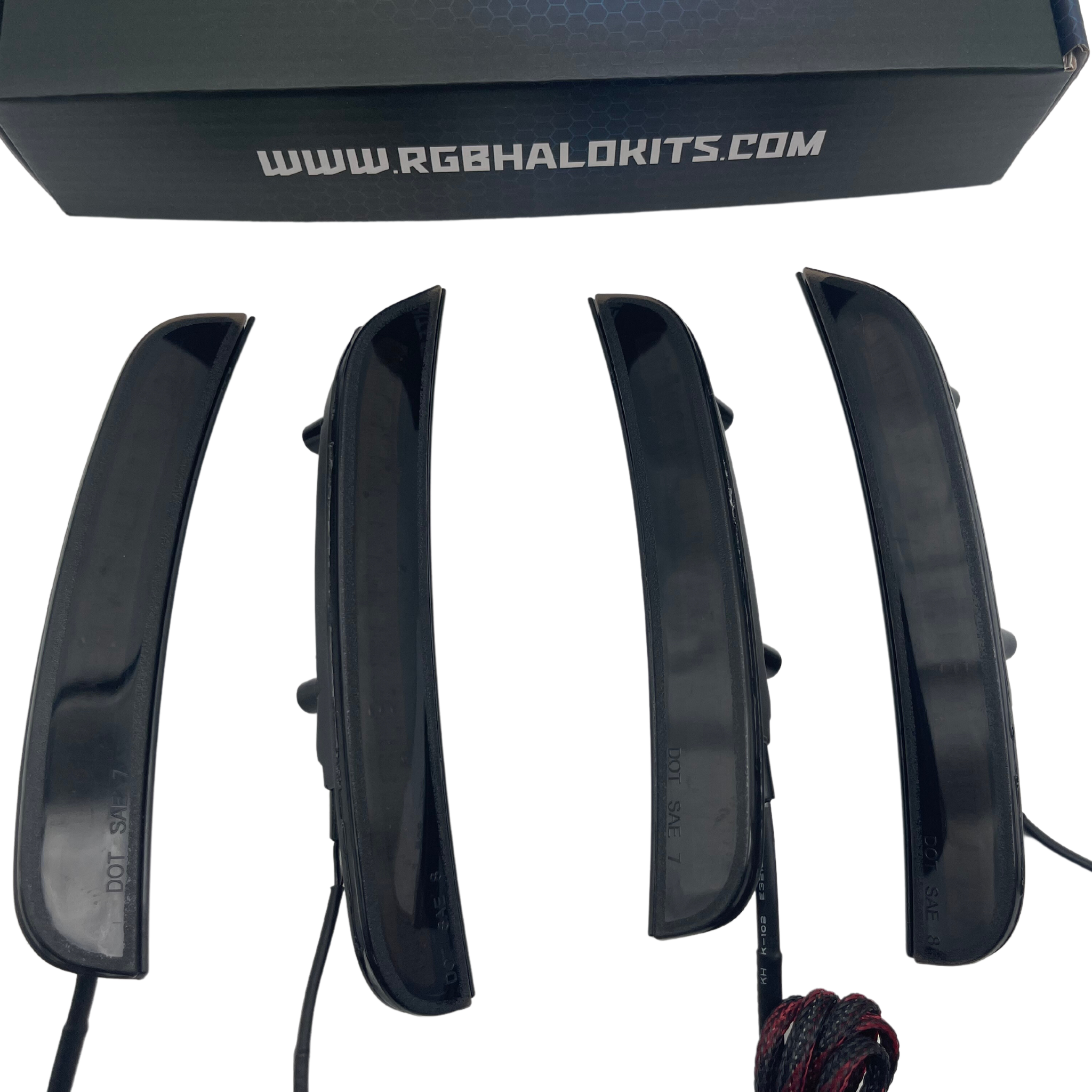 2015-2023 Dodge Charger Flow Series Side Markers (4pc) – Custom Multicolor LED Lighting by RGB Halo Kits