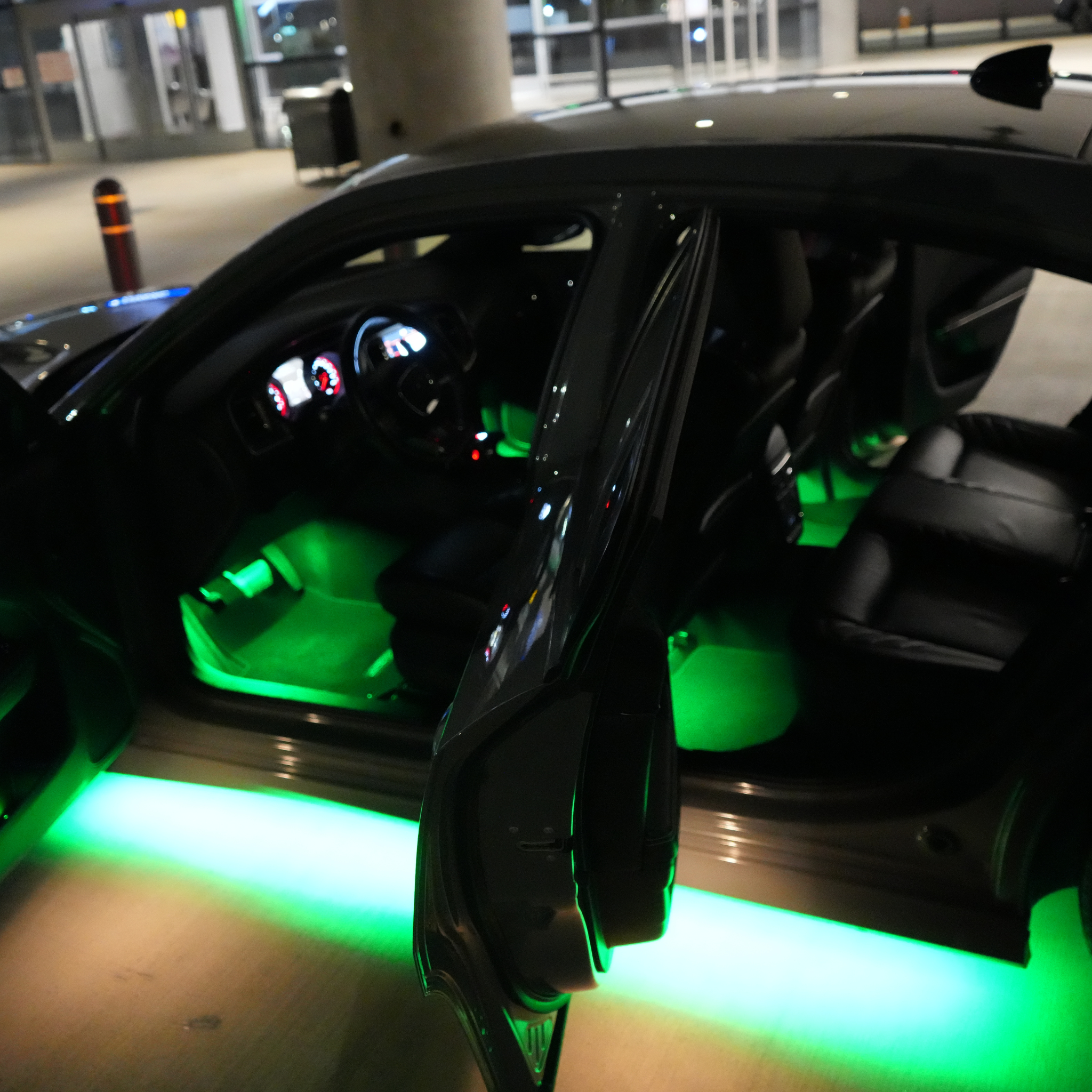4pc Interior Aluminum Ambient Footwell Lighting Kit