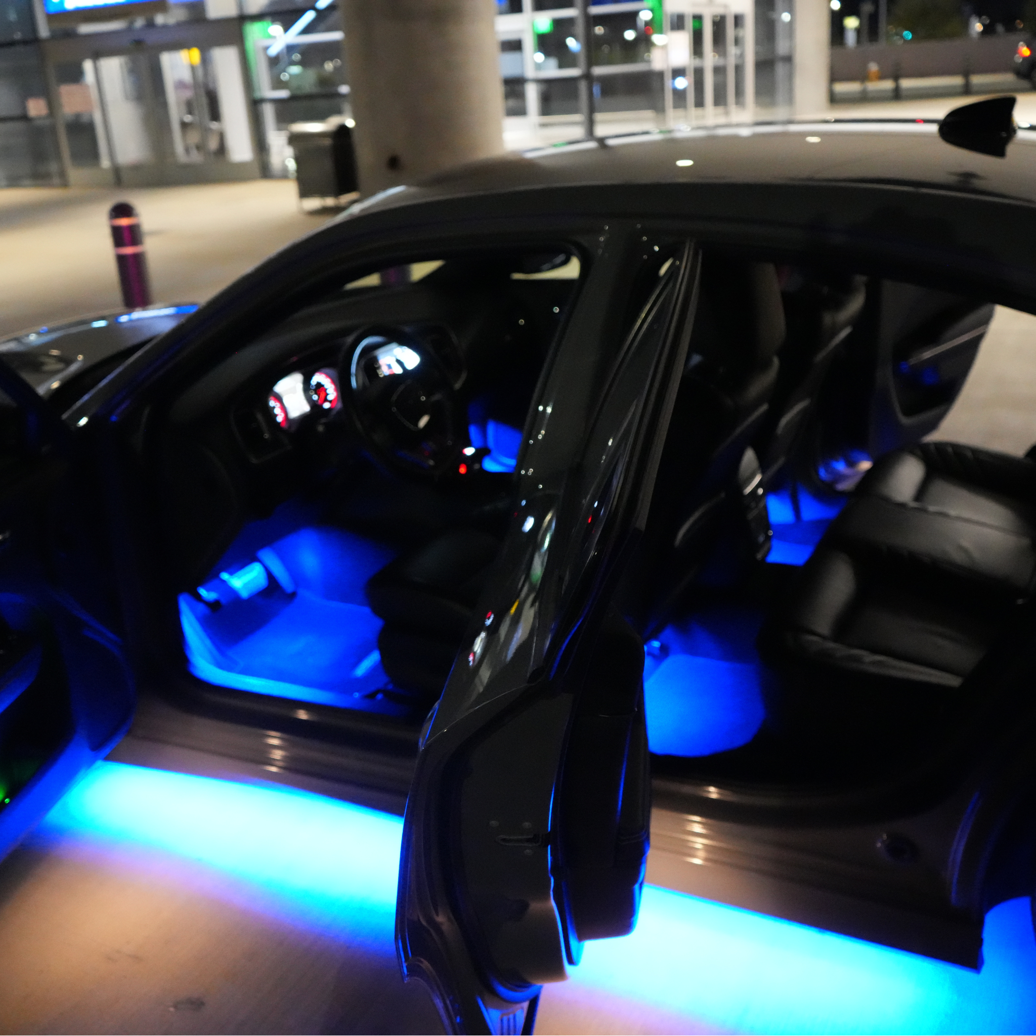 4pc Interior Aluminum Ambient Footwell Lighting Kit