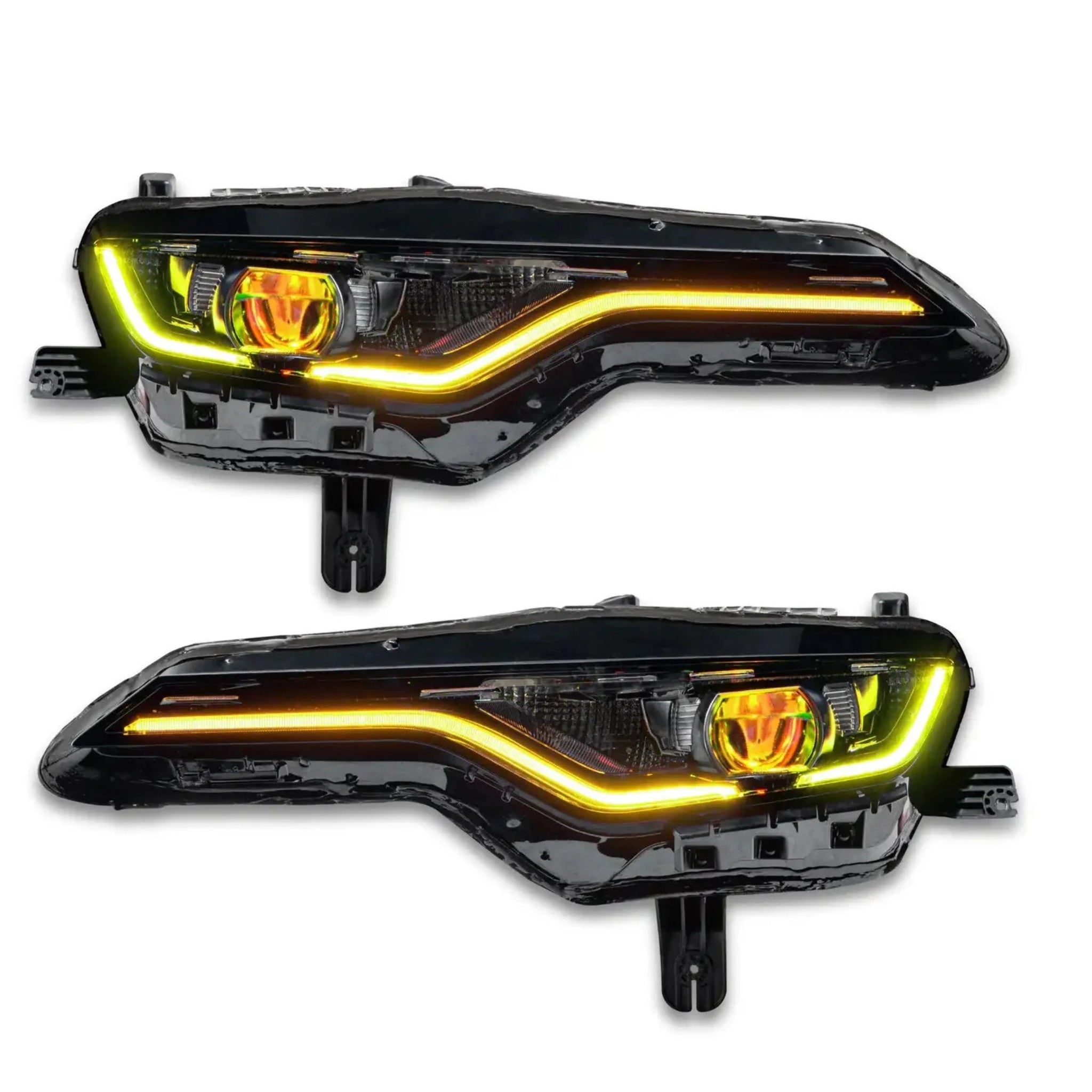 2019β2024 Camaro RS/SS Multicolor Headlights β RGBW w/ Demon Eyes β Custom Multicolor LED Lighting by RGB Halo Kits