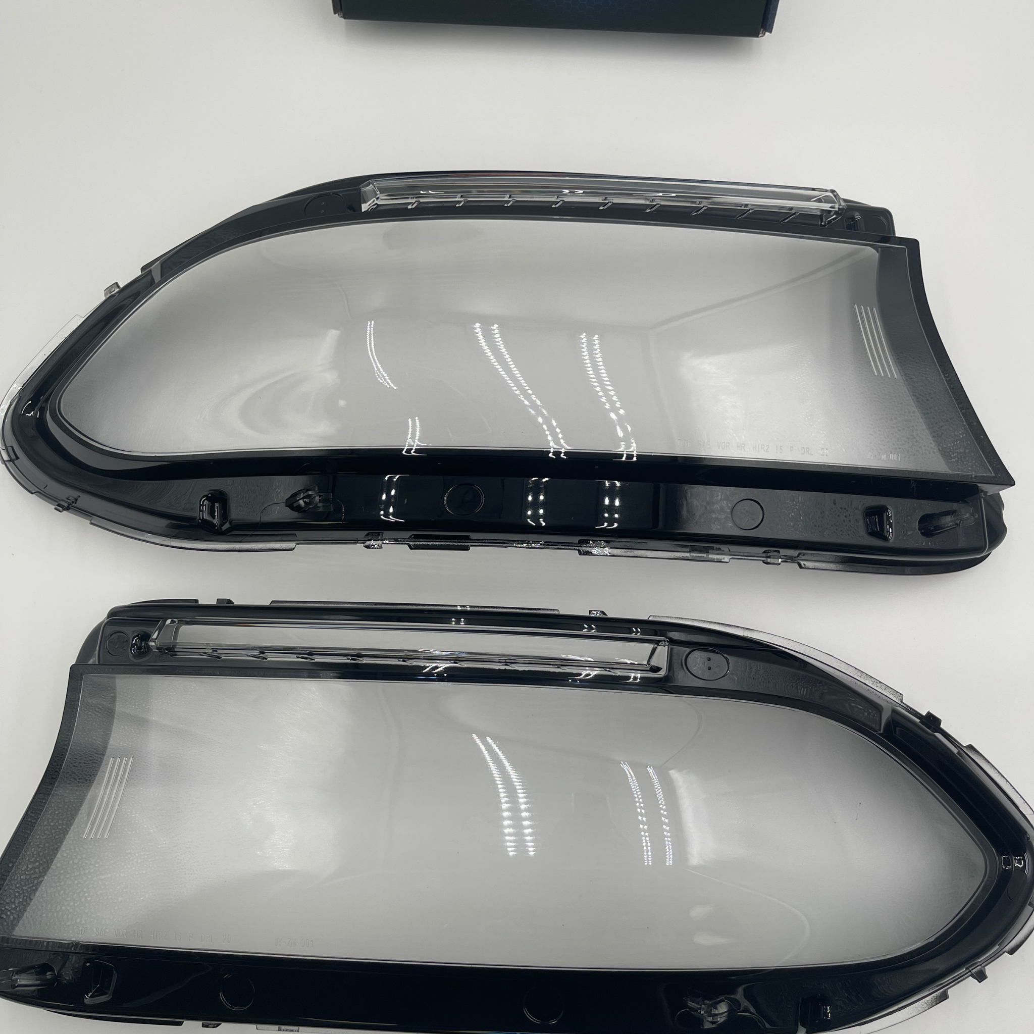 Replacement Headlights Lens (15-23 Dodge Charger) - RGB Halo Kits Multicolor Flow Series Color Chasing RGBWA LED headlight kit Oracle Lighting Trendz OneUpLighting Morimoto theretrofitsource AutoLEDTech Diode Dynamics