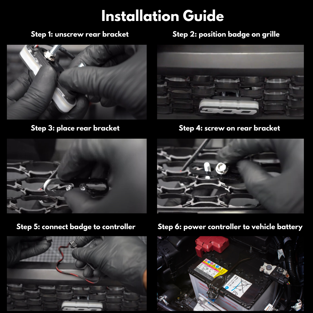 300 LED Badge: (Multicolor Flow) – Custom Multicolor LED Lighting by RGB Halo Kits
