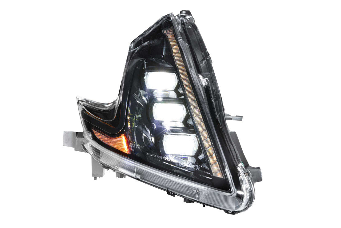 NISSAN 370Z: XB LED HEADLIGHTS - RGB Halo Kits Multicolor Flow Series Color Chasing RGBWA LED headlight kit Oracle Lighting Trendz OneUpLighting Morimoto theretrofitsource AutoLEDTech Diode Dynamics