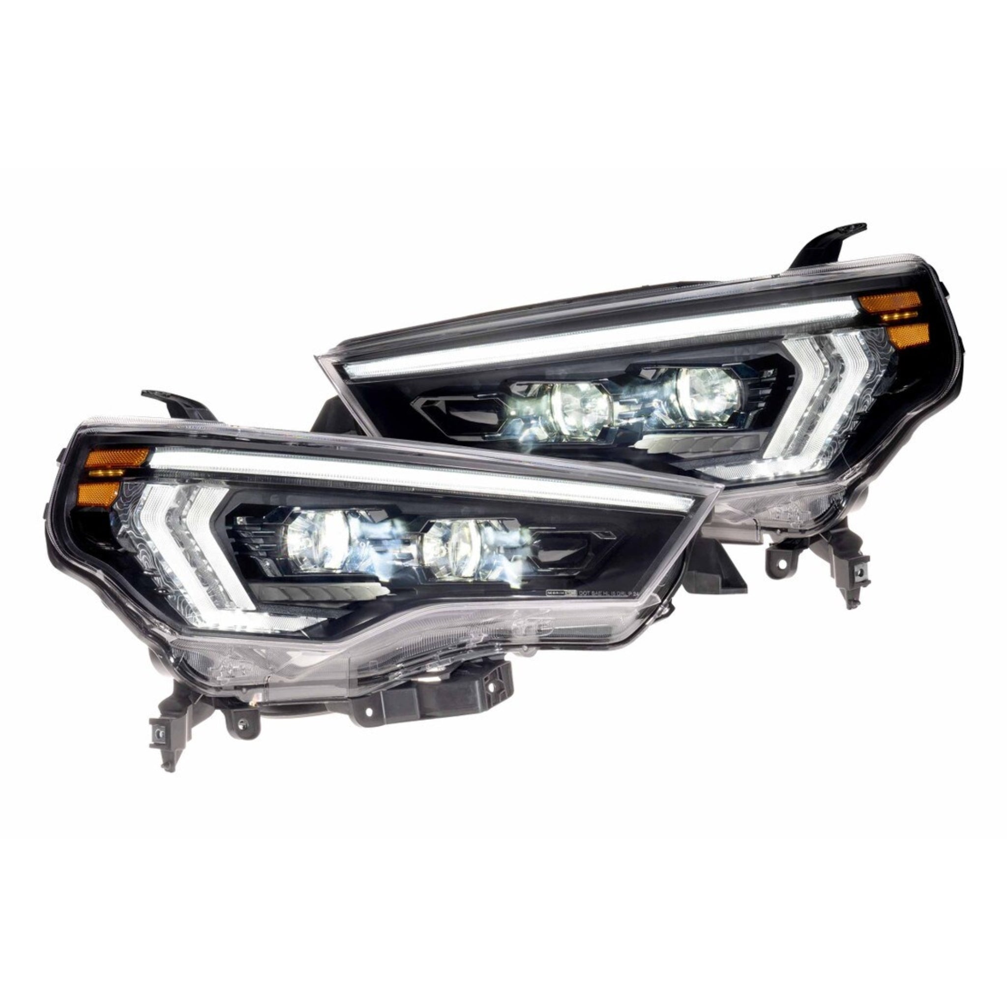 Toyota 4RUNNER: LED HEADLIGHTS (2014 - 2024) | XB Evo Hybrid – Custom Multicolor LED Lighting by RGB Halo Kits