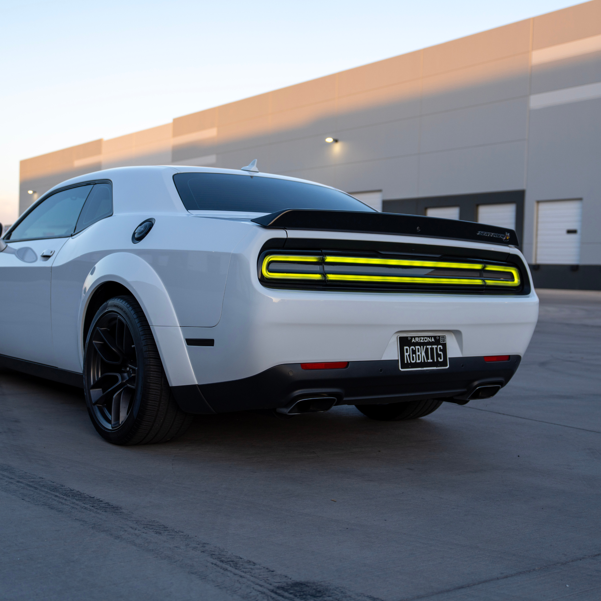 Dodge Challenger: Flow Series Multicolor Tail Lights (2015-2024)