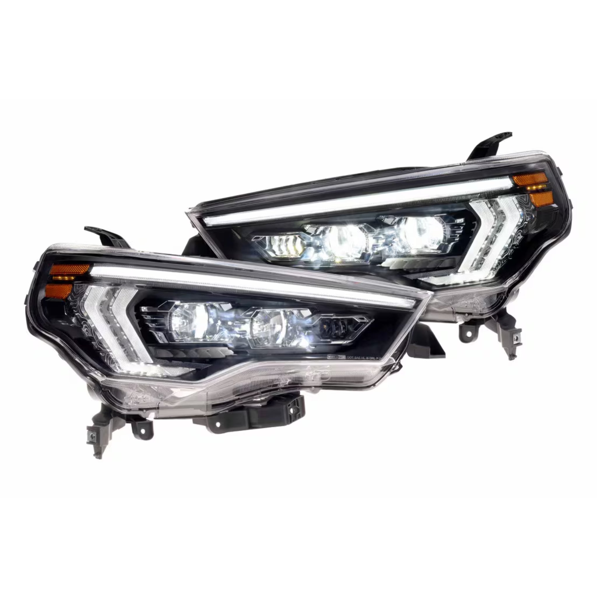 Toyota 4RUNNER: LED HEADLIGHTS (2014 - 2024) | XB Evo – Custom Multicolor LED Lighting by RGB Halo Kits