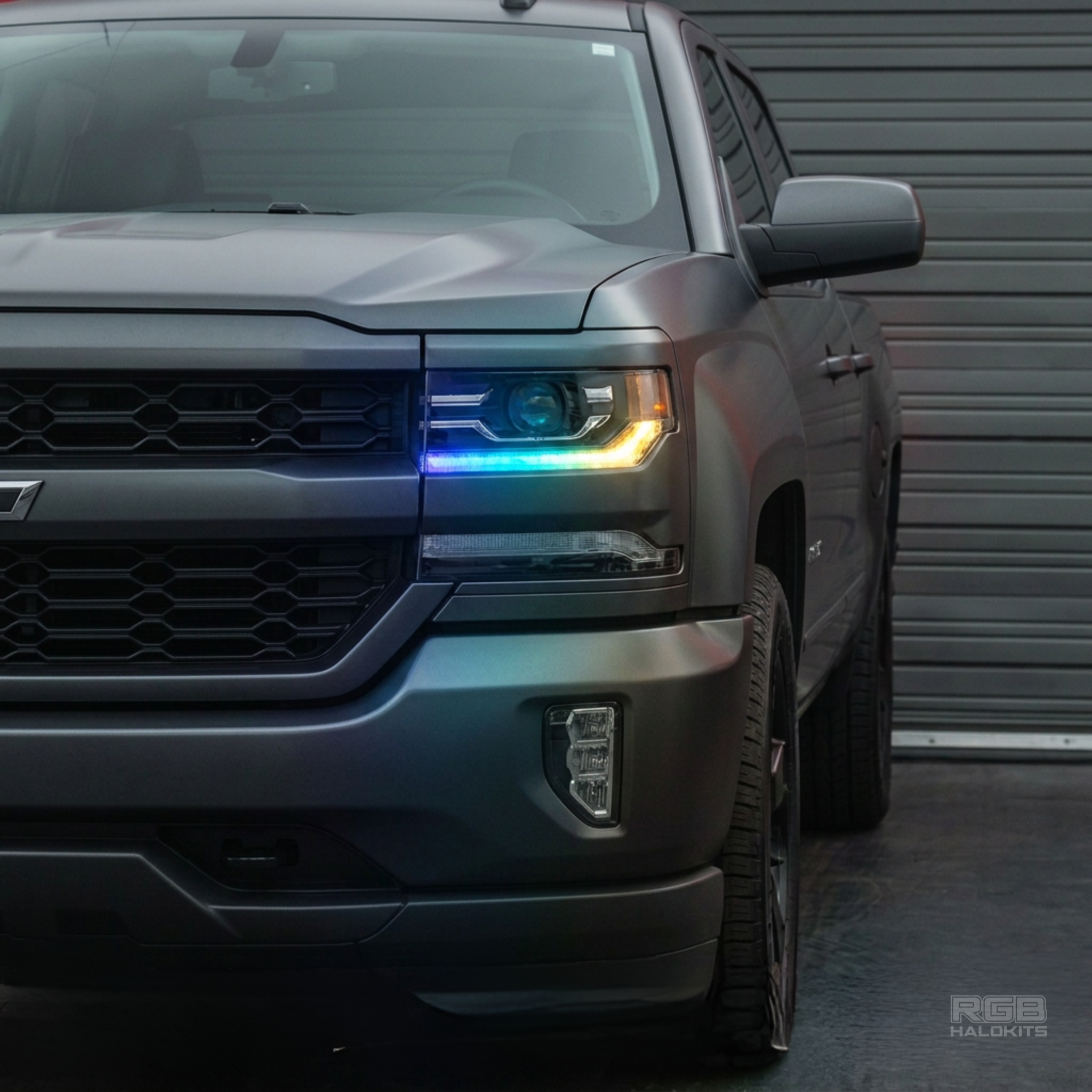 Chevrolet Silverado Multicolor Flow Series DRL Boards (2016-2018)