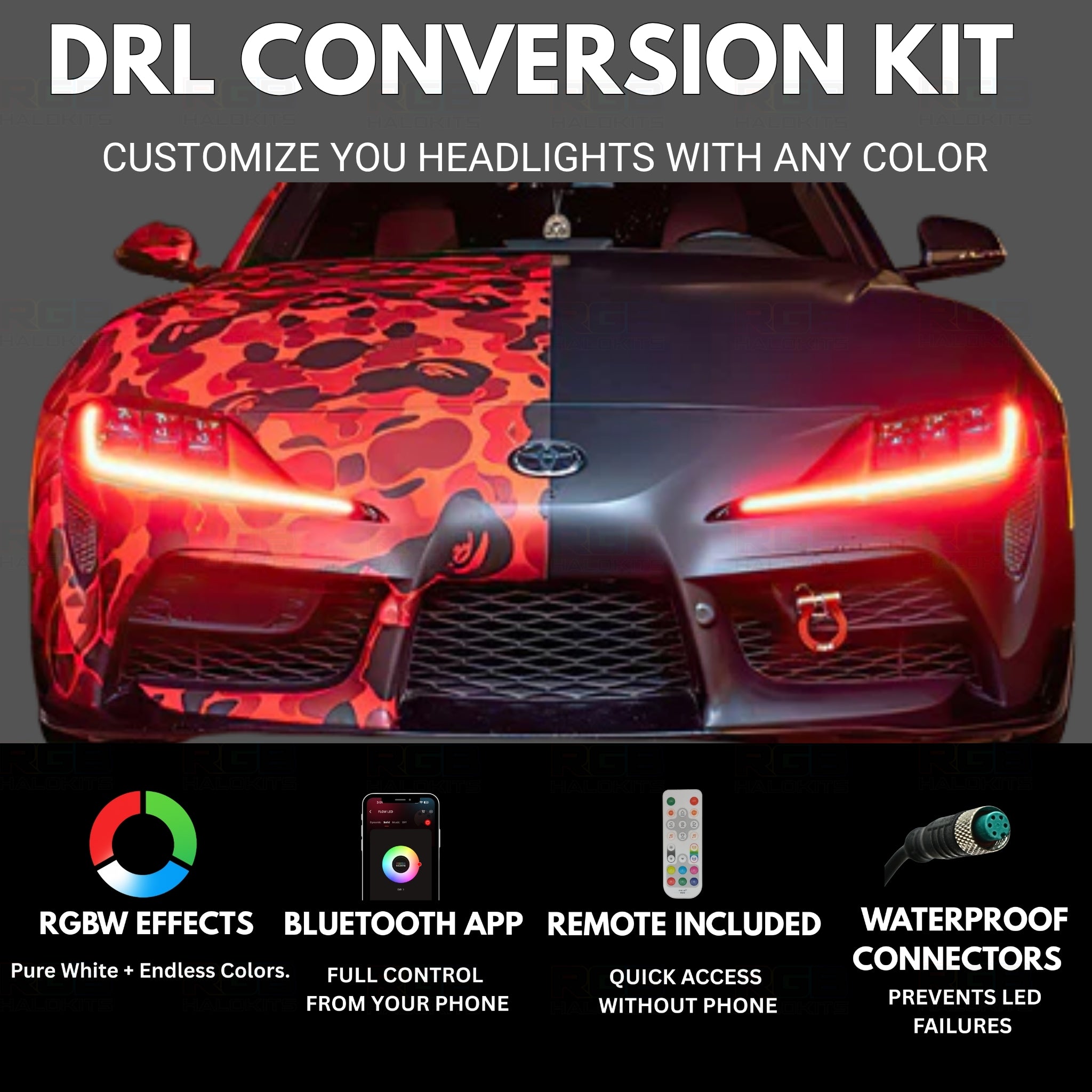Toyota Supra RGBW DRL boards (2020-2024)