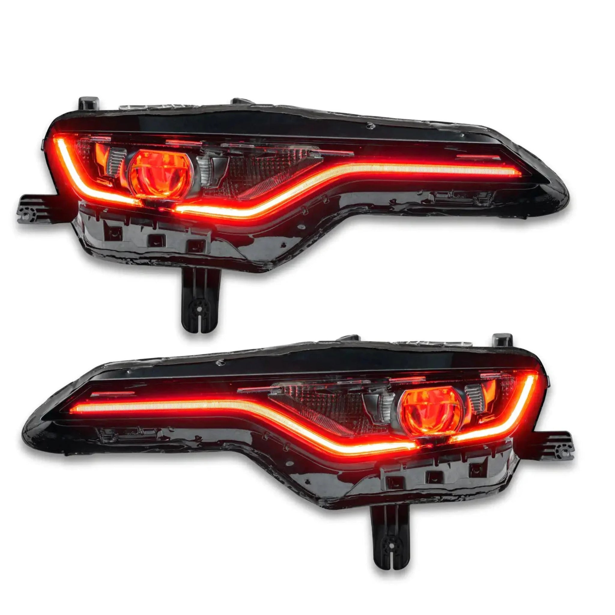 2019β2024 Camaro RS/SS Multicolor Headlights β RGBW w/ Demon Eyes β Custom Multicolor LED Lighting by RGB Halo Kits