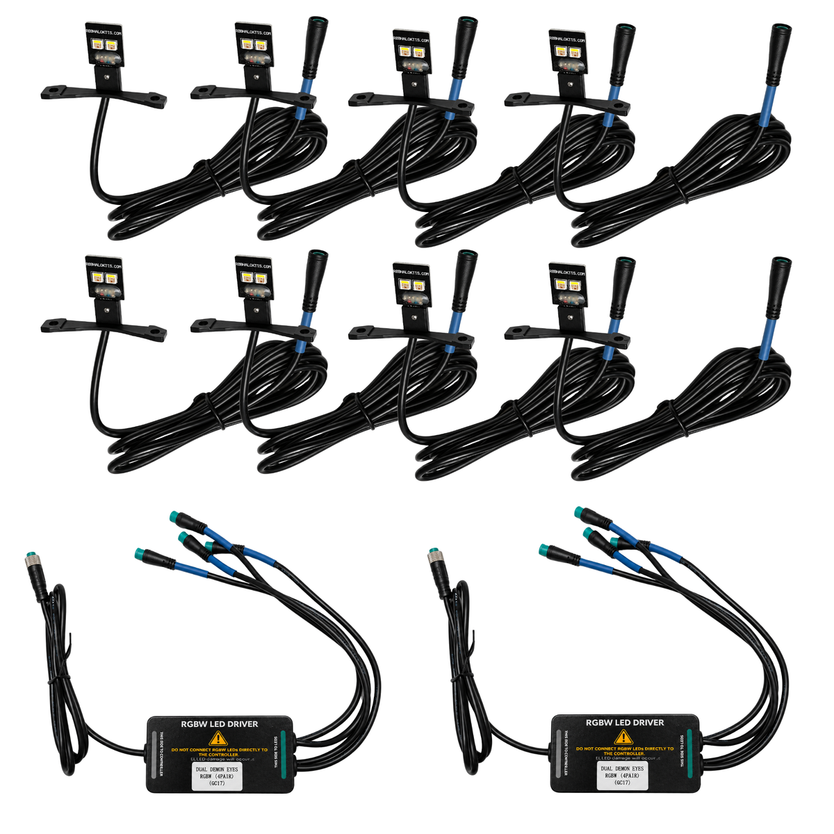 Multicolor Demon Eyes | Dual Intensity RGBW