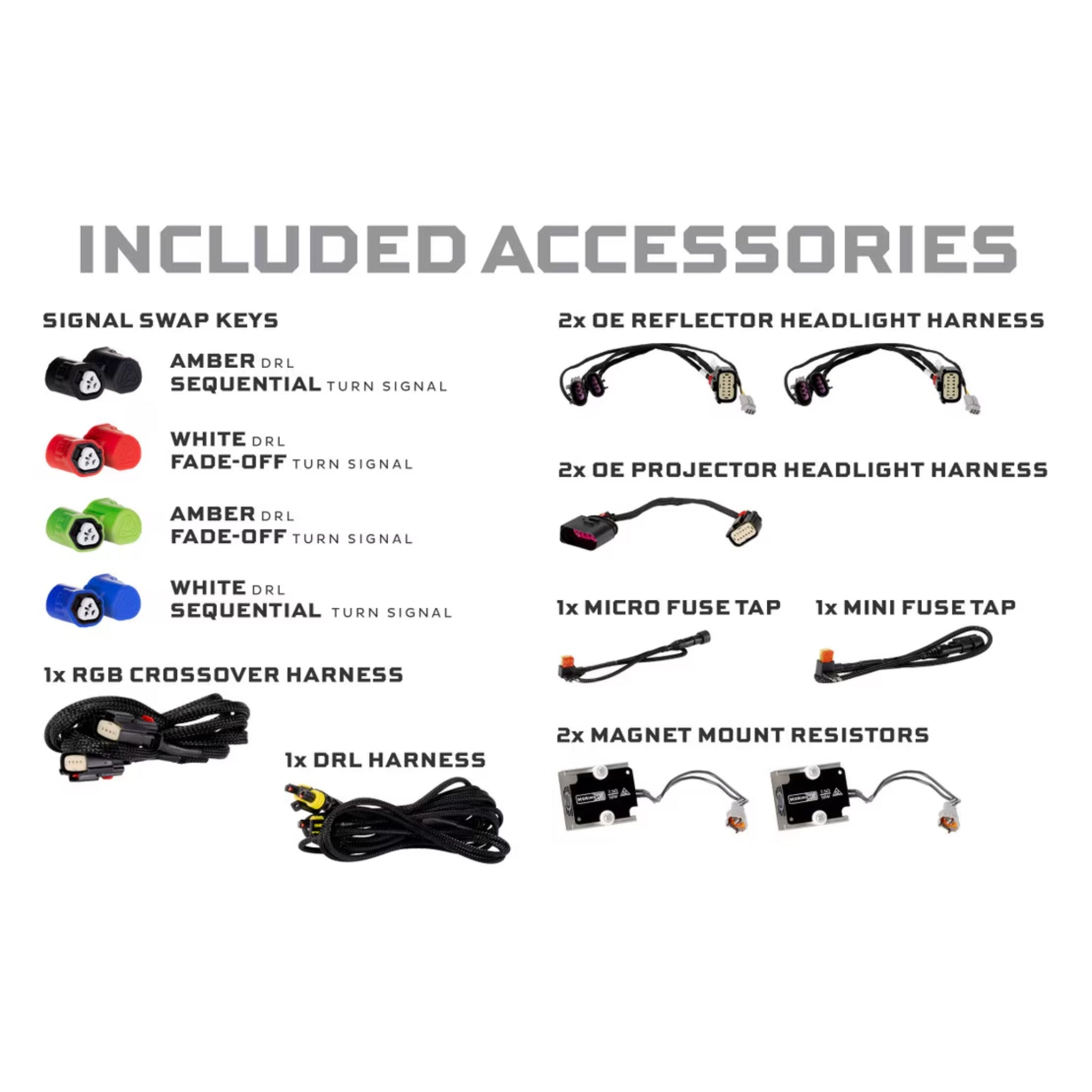 Dodge Ram 1500/HD: Multicolor XRGB Evo Headlights (2009-2018) – Custom Multicolor LED Lighting by RGB Halo Kits