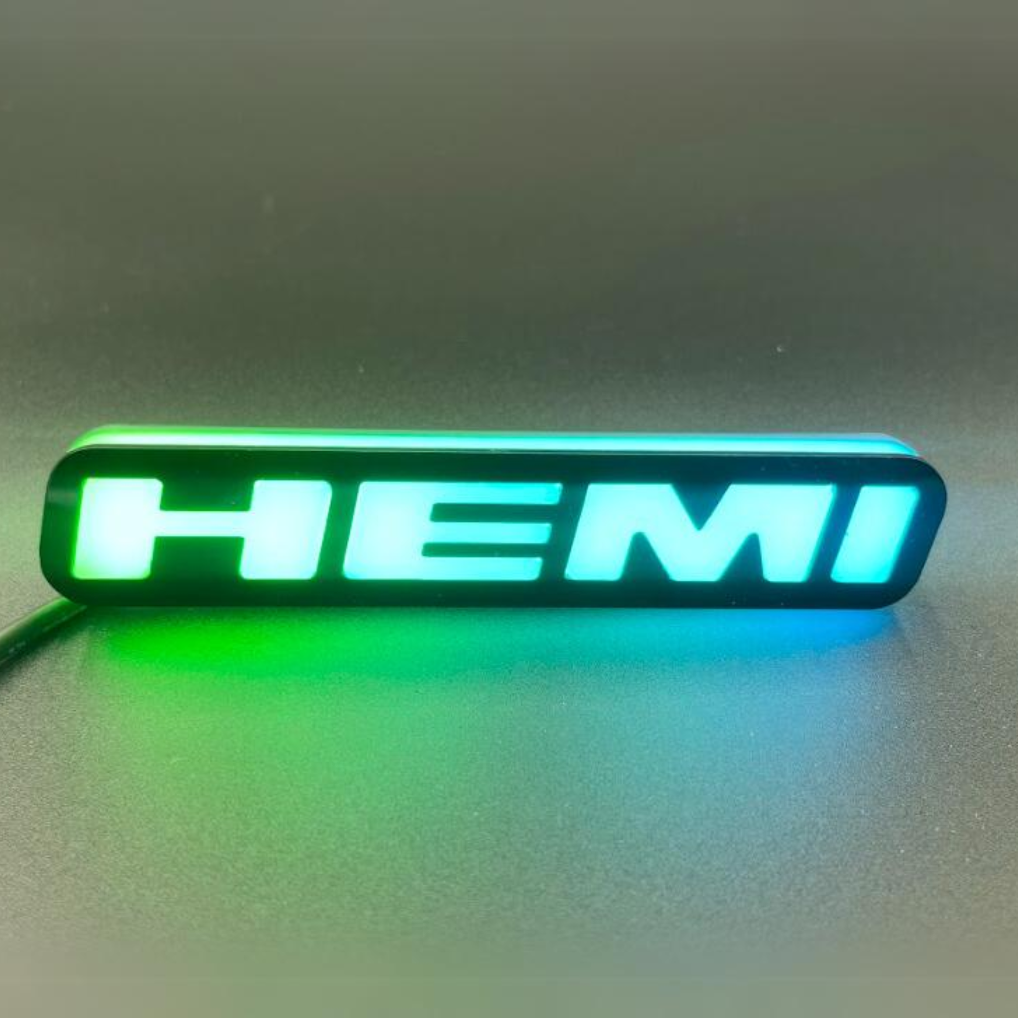 HEMI Multicolor Flow Illuminated LED Emblem Logo