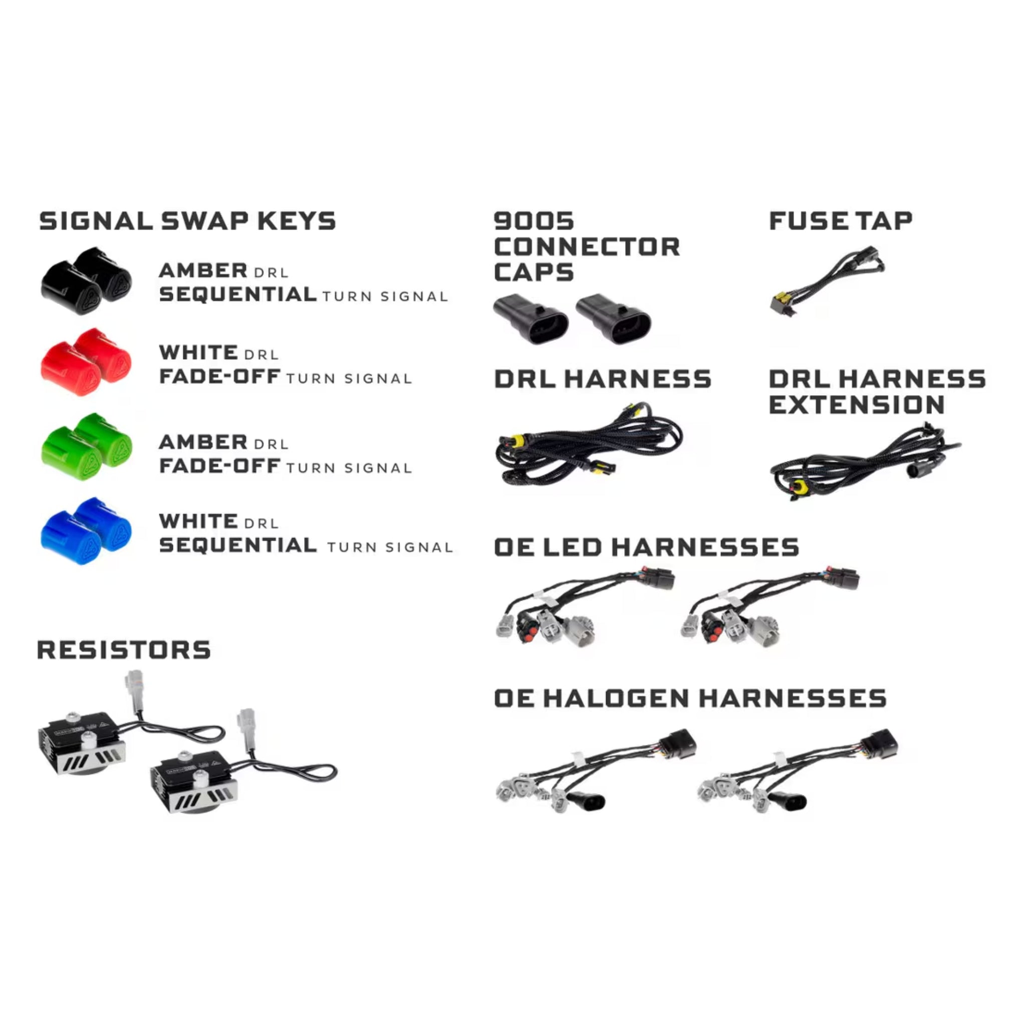 Toyota 4RUNNER: LED HEADLIGHTS (2014 - 2024) | XB Evo – Custom Multicolor LED Lighting by RGB Halo Kits