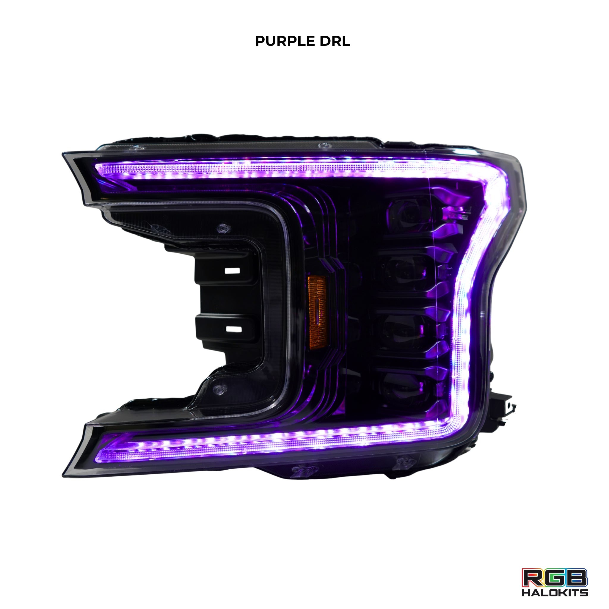 Ford F-150: Multicolor Flow Series Headlights (2018-2020) | XB Morimoto – Custom Multicolor LED Lighting by RGB Halo Kits