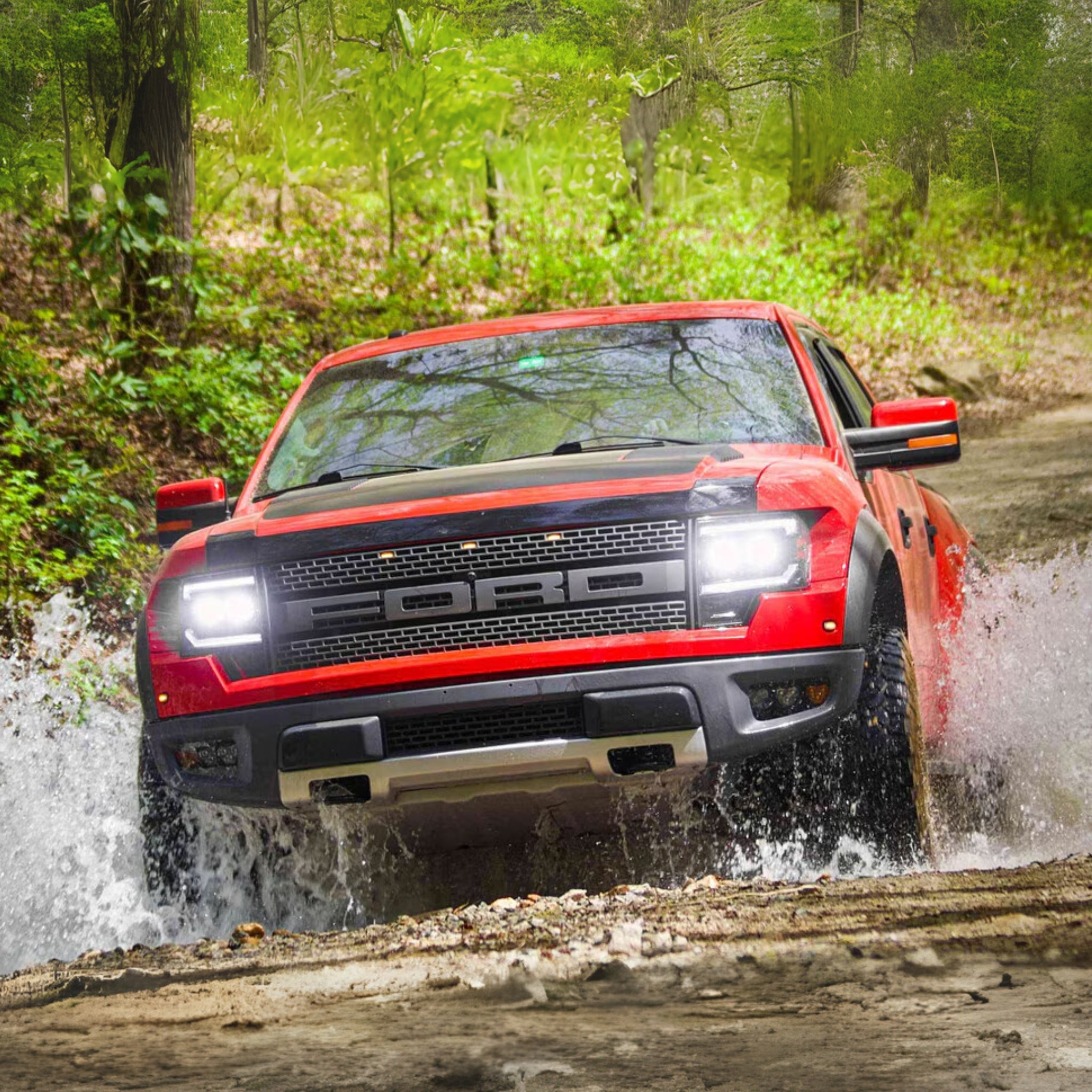 Ford LED Headlights F150 (2009 - 2014) SVT Raptor (2010-2014)| XB Evo Hybrid – Custom Multicolor LED Lighting by RGB Halo Kits