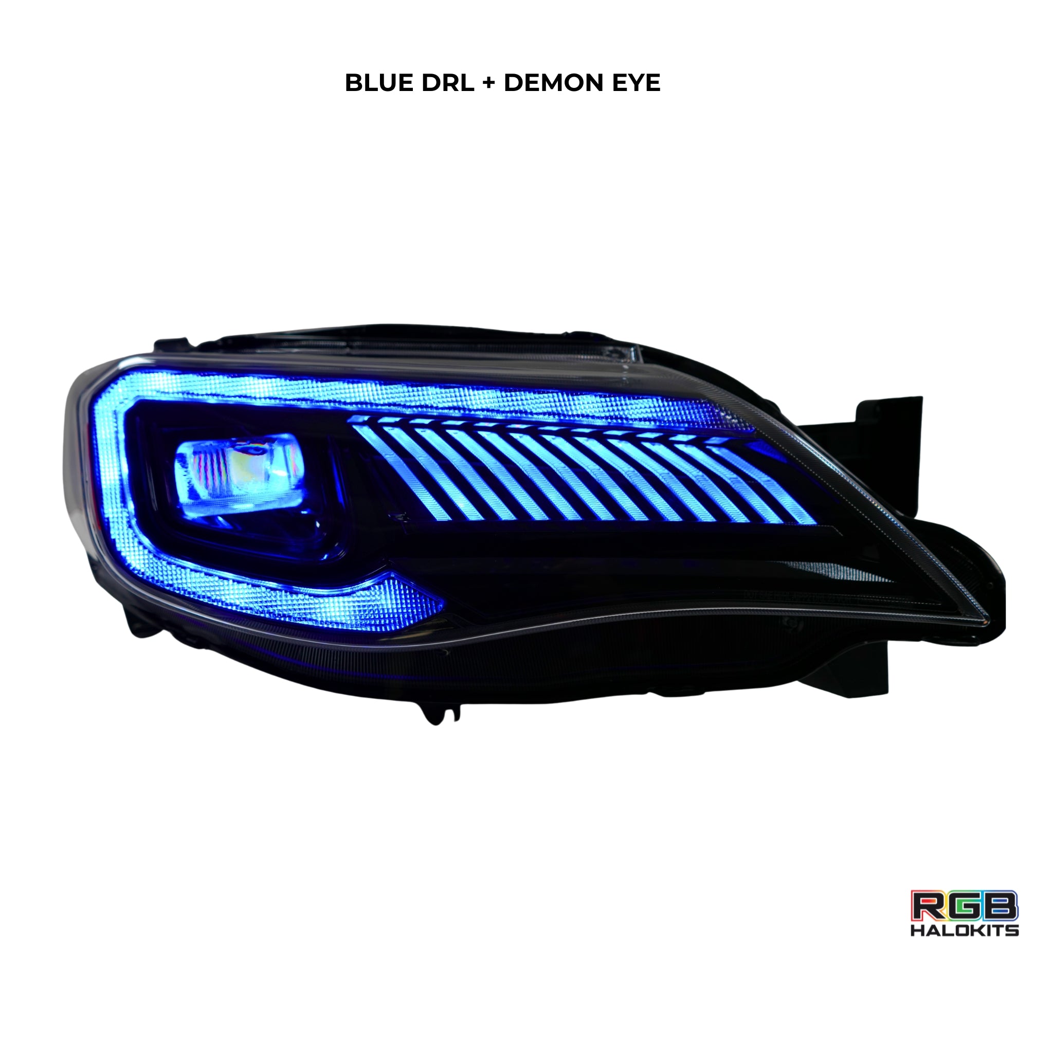 Subaru Impreza WRX/STI: Multicolor Flow Series Headlights (2008-2014) | XB Morimoto – Custom Multicolor LED Lighting by RGB Halo Kits