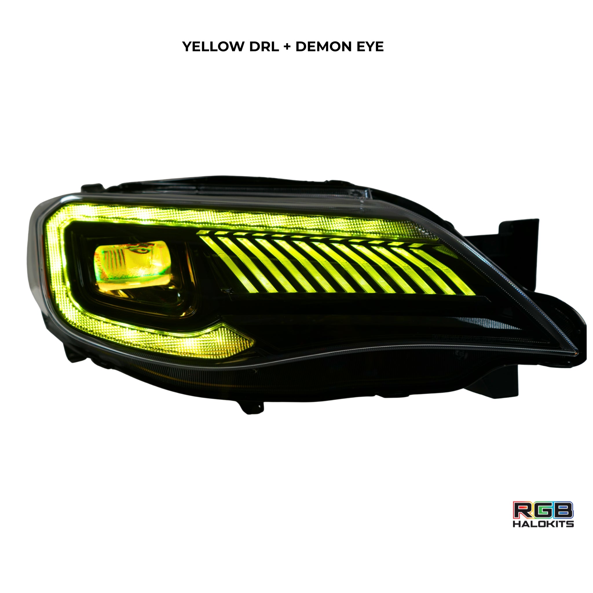 Subaru Impreza WRX/STI: Multicolor Flow Series Headlights (2008-2014) | XB Morimoto – Custom Multicolor LED Lighting by RGB Halo Kits