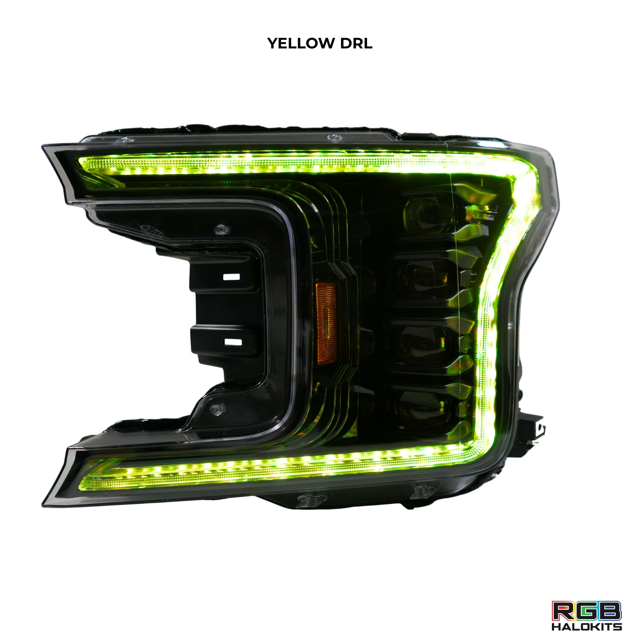 Ford F-150: Multicolor Flow Series Headlights (2018-2020) | XB Morimoto – Custom Multicolor LED Lighting by RGB Halo Kits