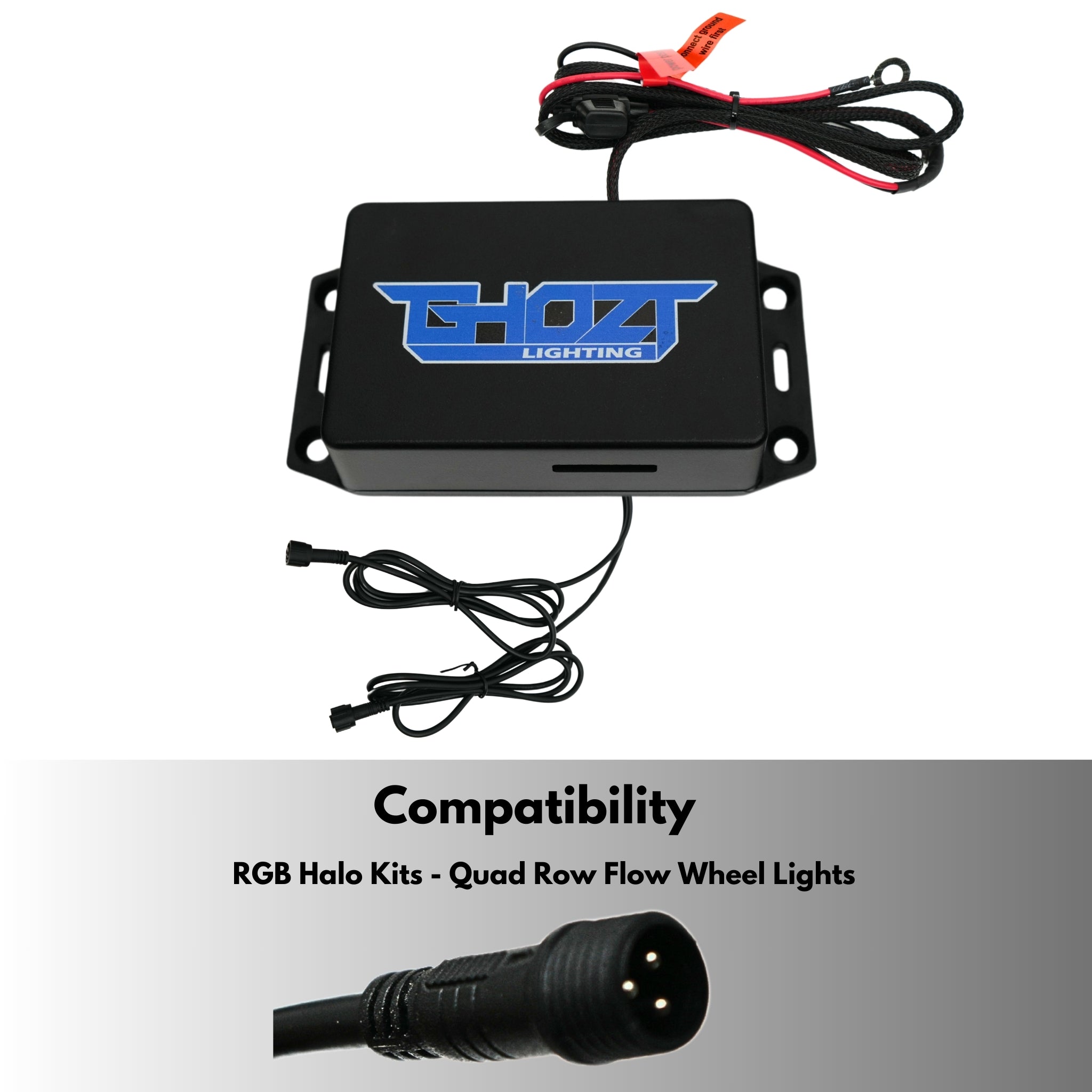 Blueghozt Bluetooth Controller (Flow / Color Chasing) – Custom Multicolor LED Lighting by RGB Halo Kits