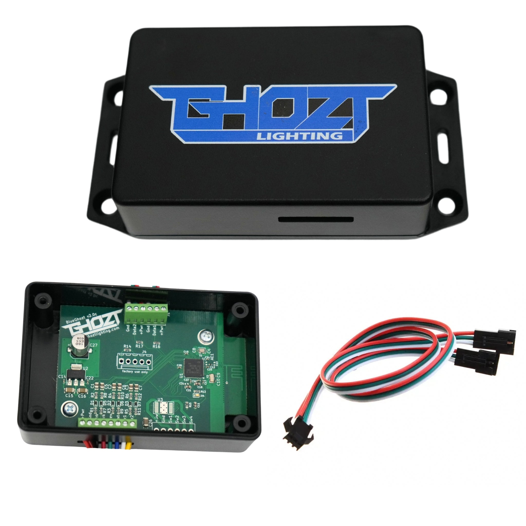 Blueghozt Bluetooth Controller (Flow / Color Chasing) – Custom Multicolor LED Lighting by RGB Halo Kits
