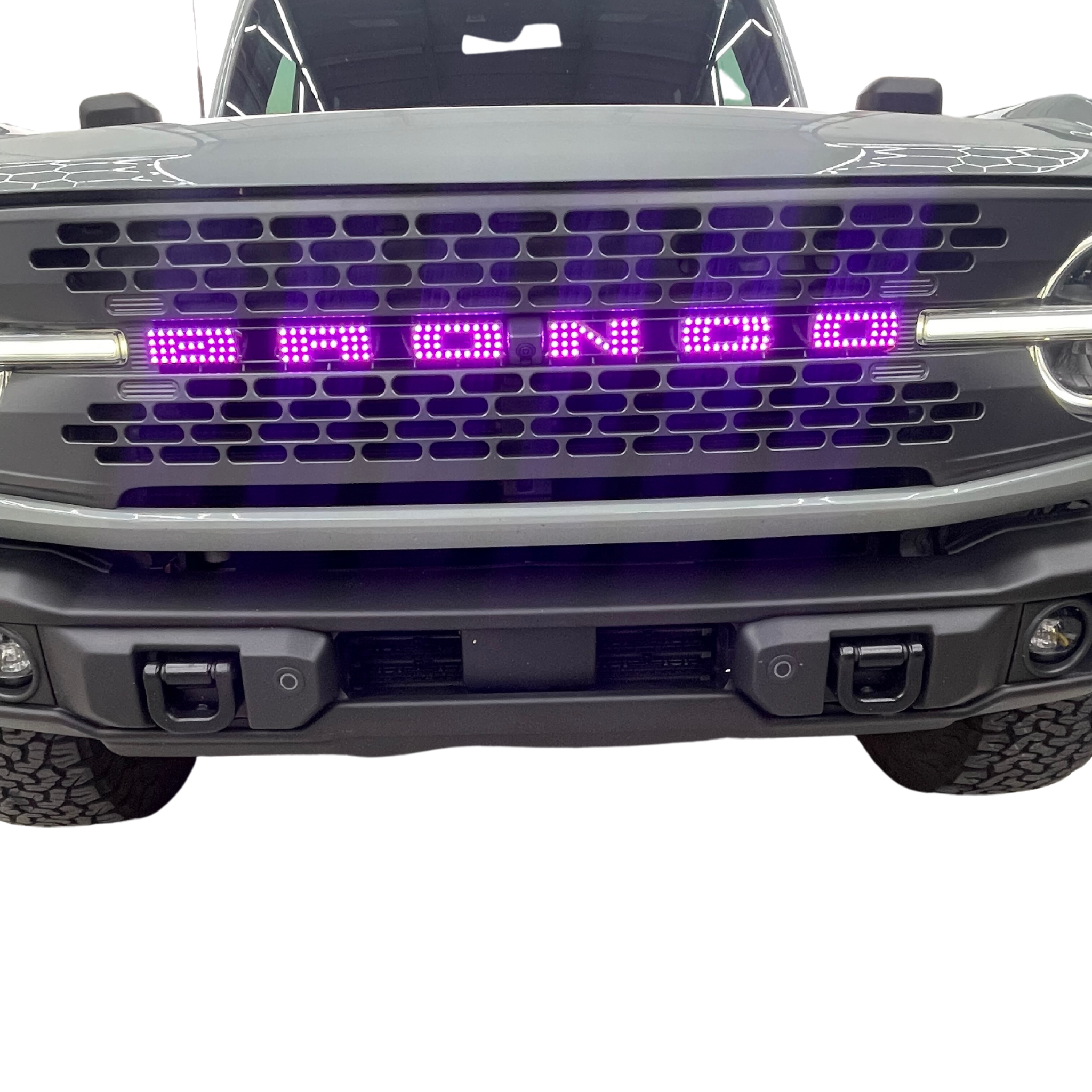 Bronco LED Emblem Letters (Multicolor Flow) – Custom Multicolor LED Lighting by RGB Halo Kits