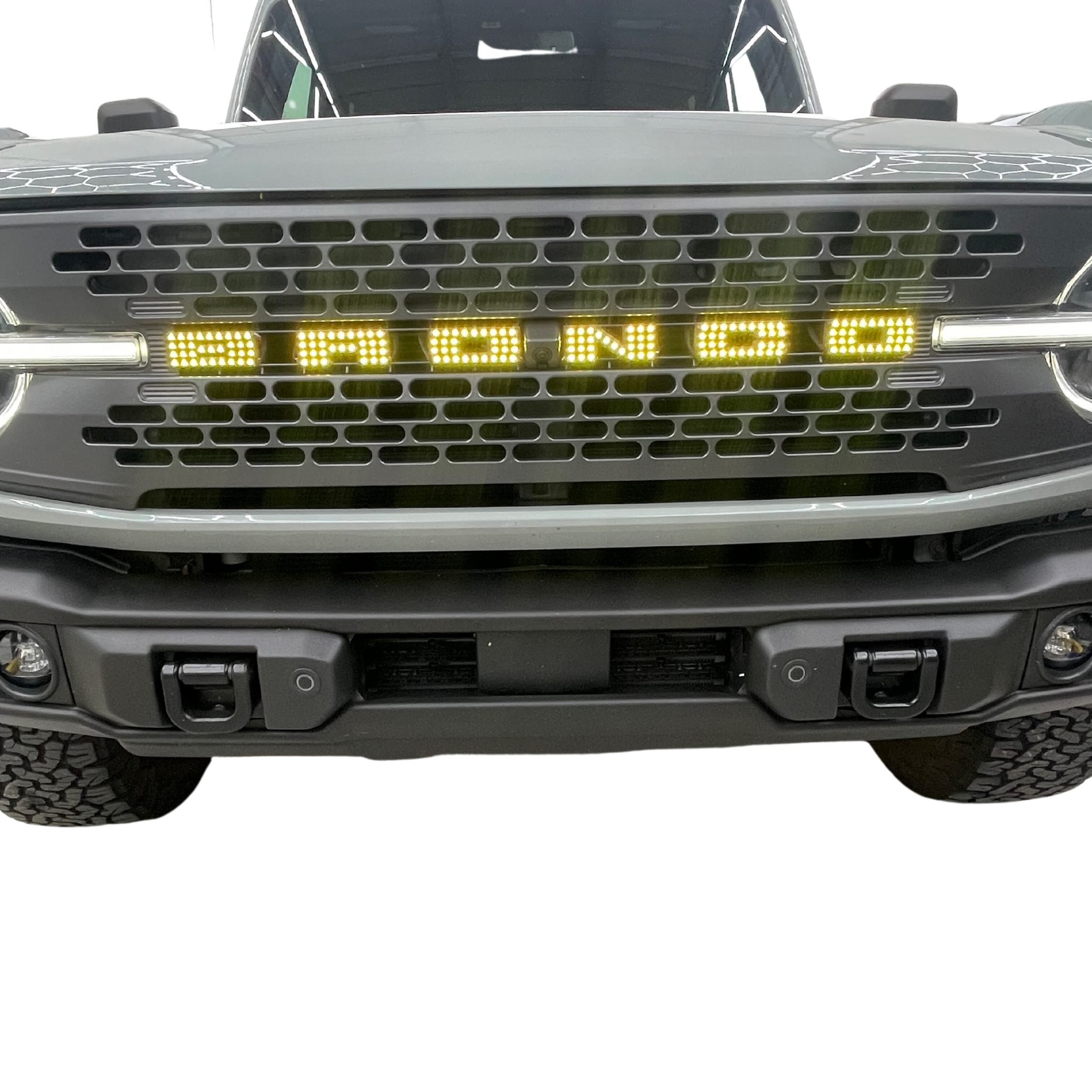 Bronco LED Emblem Letters (Multicolor Flow) – Custom Multicolor LED Lighting by RGB Halo Kits