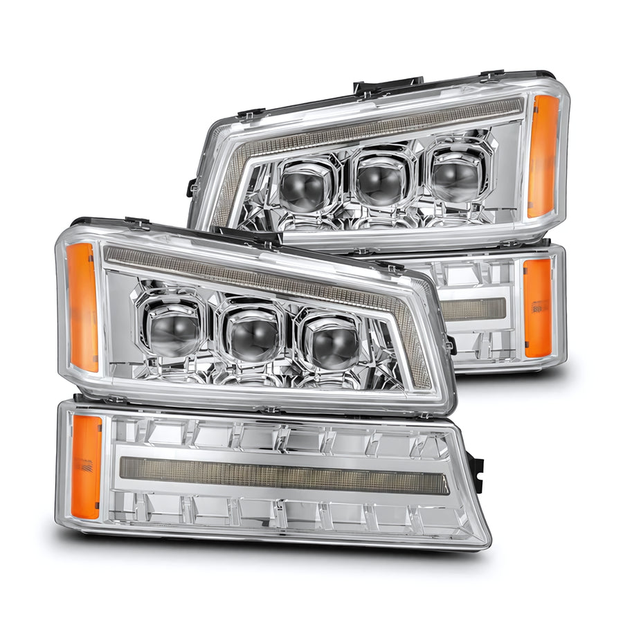 Chevrolet Avalanche (2002-2006) Headlights | Alpharex – Custom Multicolor LED Lighting by RGB Halo Kits