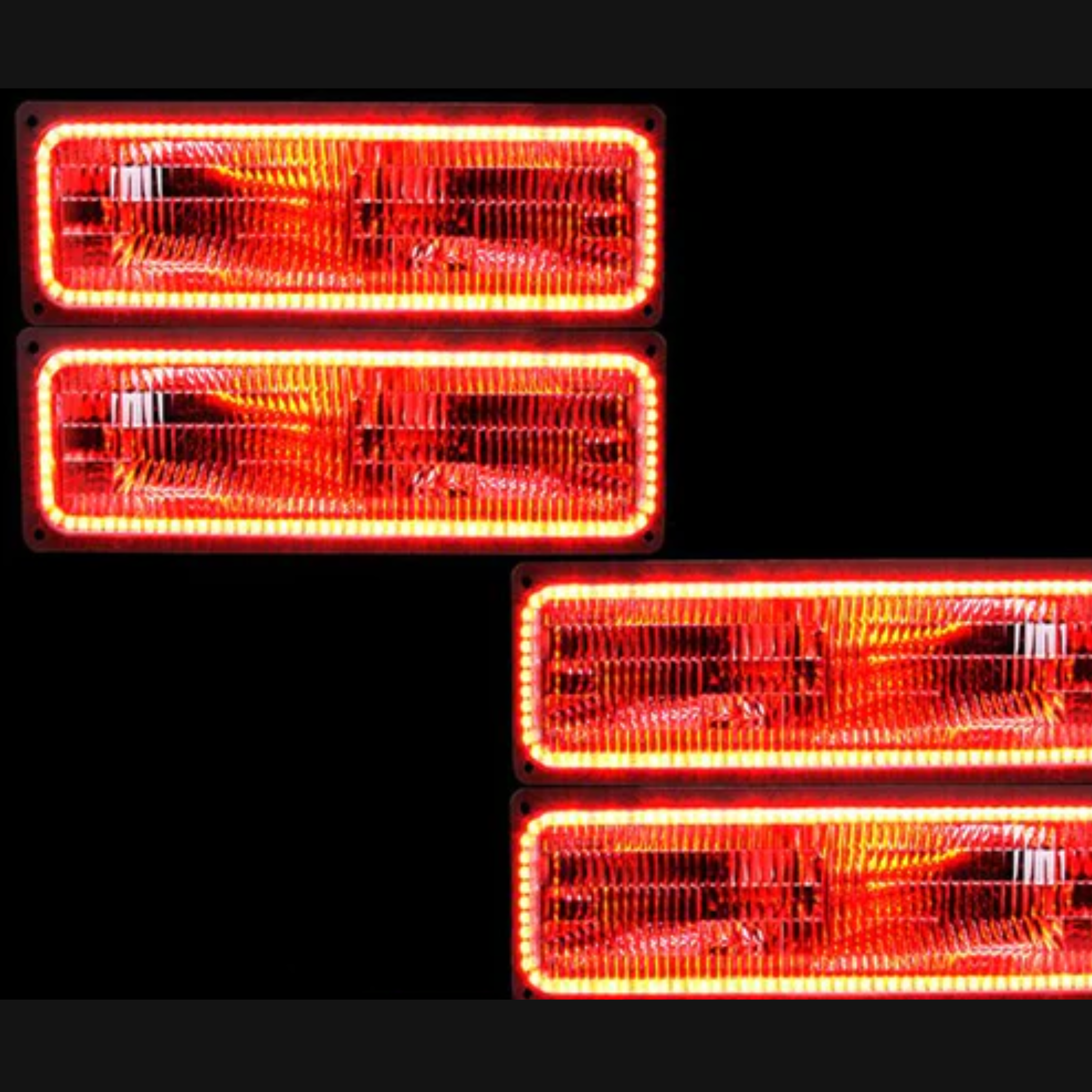 Chevrolet CK LED Dual Headlight Multicolor Halo Kit (1987-1999) – Custom Multicolor LED Lighting by RGB Halo Kits