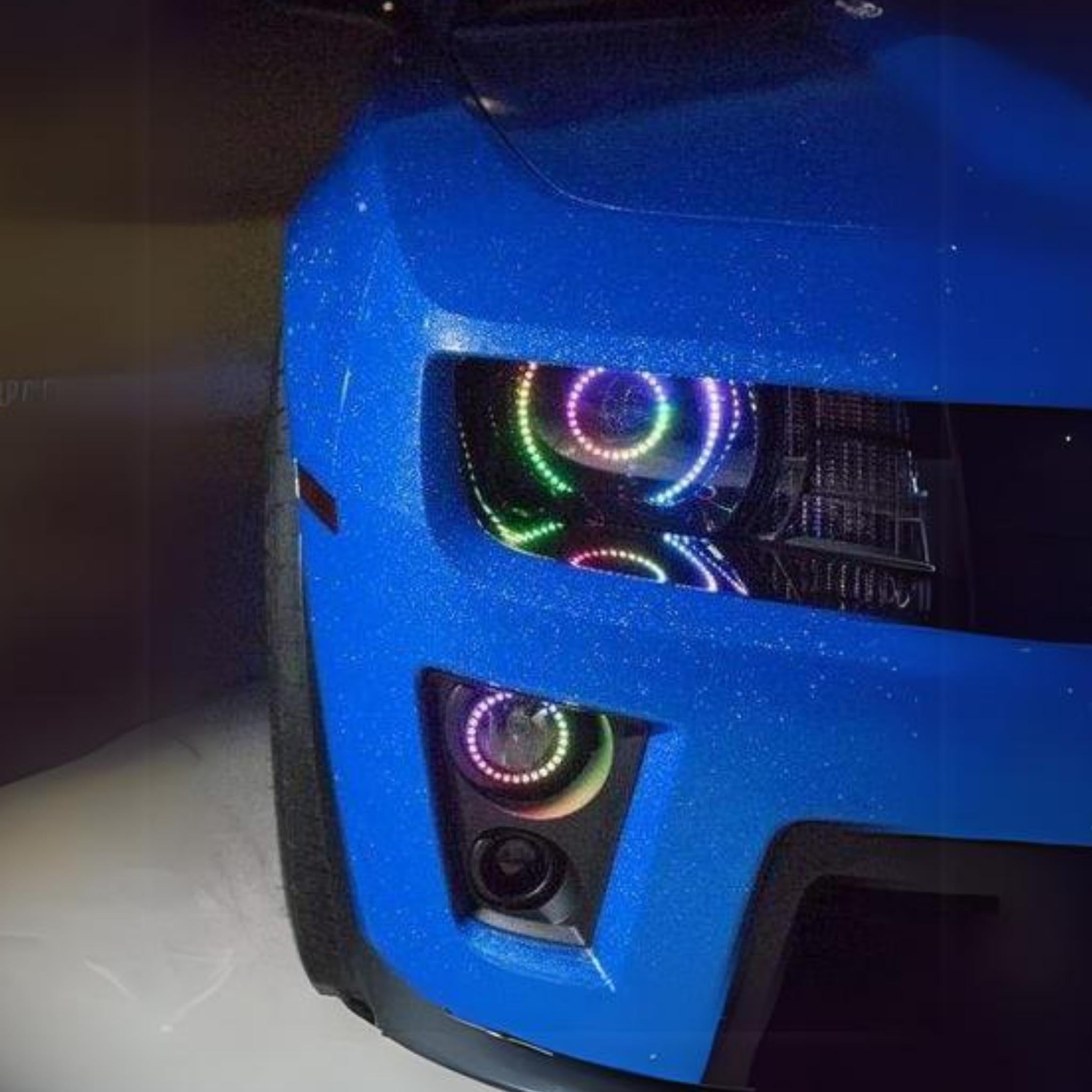 Chevrolet Camaro Headlight Multicolor Halo Kit (2010-2013) – Custom Multicolor LED Lighting by RGB Halo Kits