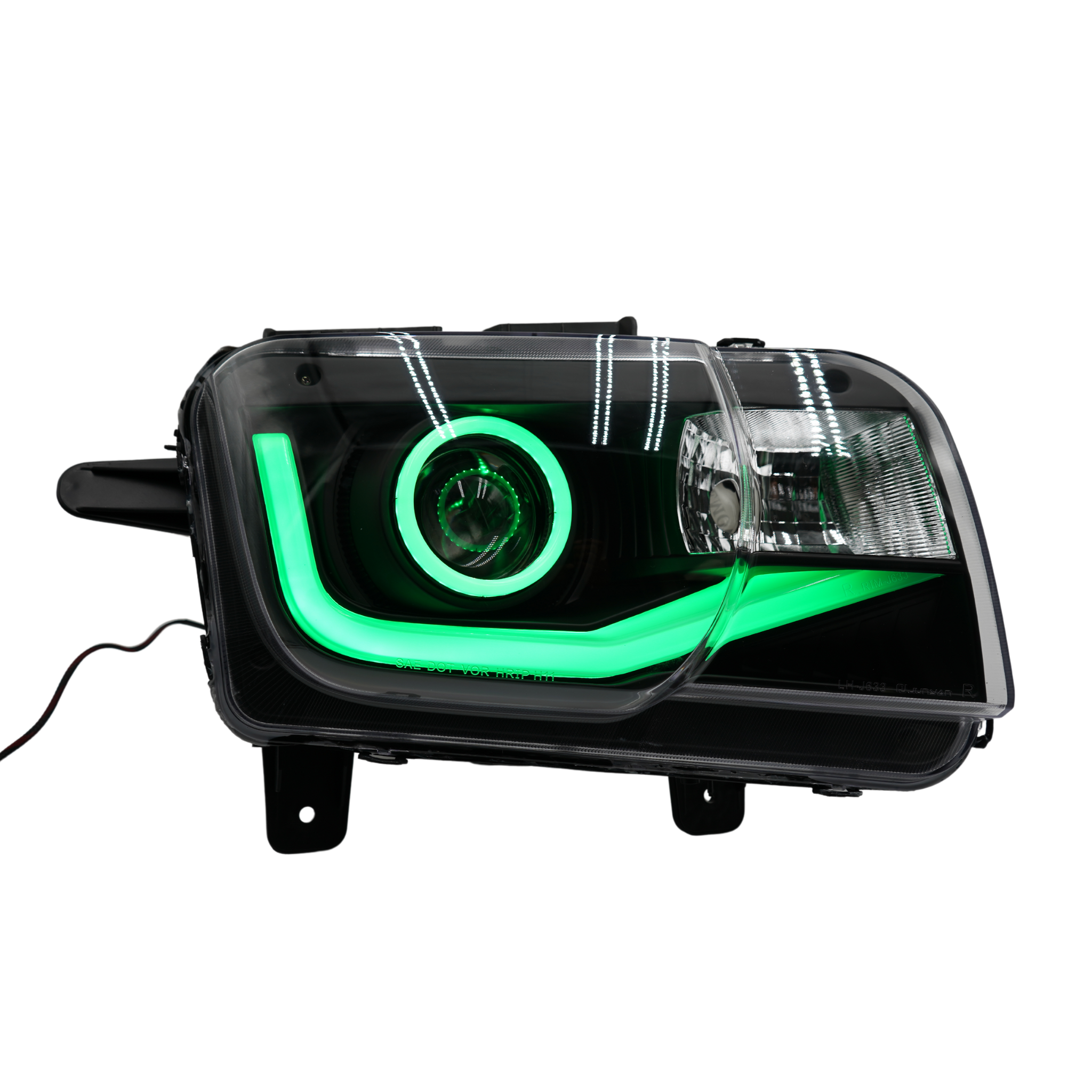 Chevrolet Camaro: Multicolor Flow Series Headlights (2010-2013) – Custom Multicolor LED Lighting by RGB Halo Kits