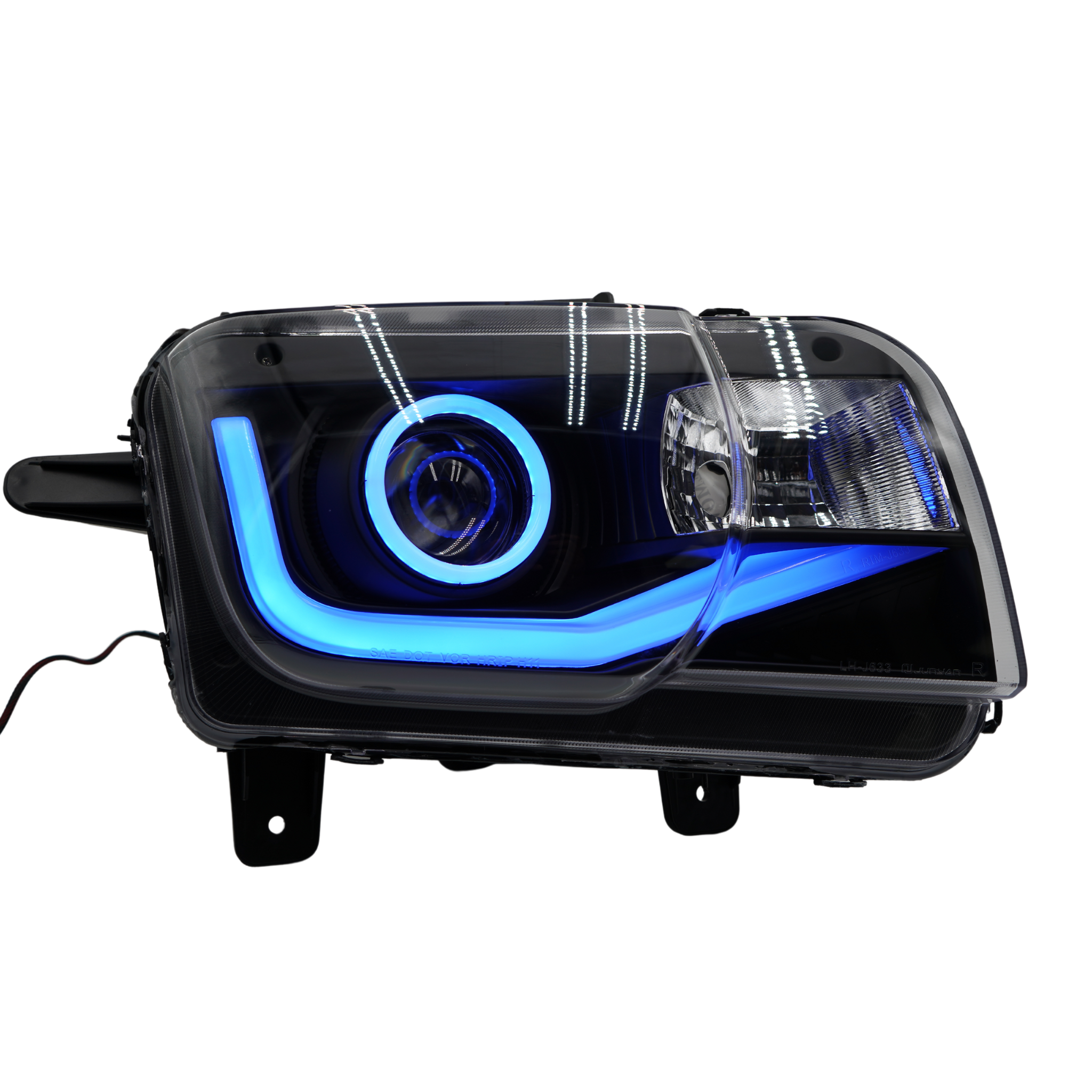 Chevrolet Camaro: Multicolor Flow Series Headlights (2010-2013) – Custom Multicolor LED Lighting by RGB Halo Kits