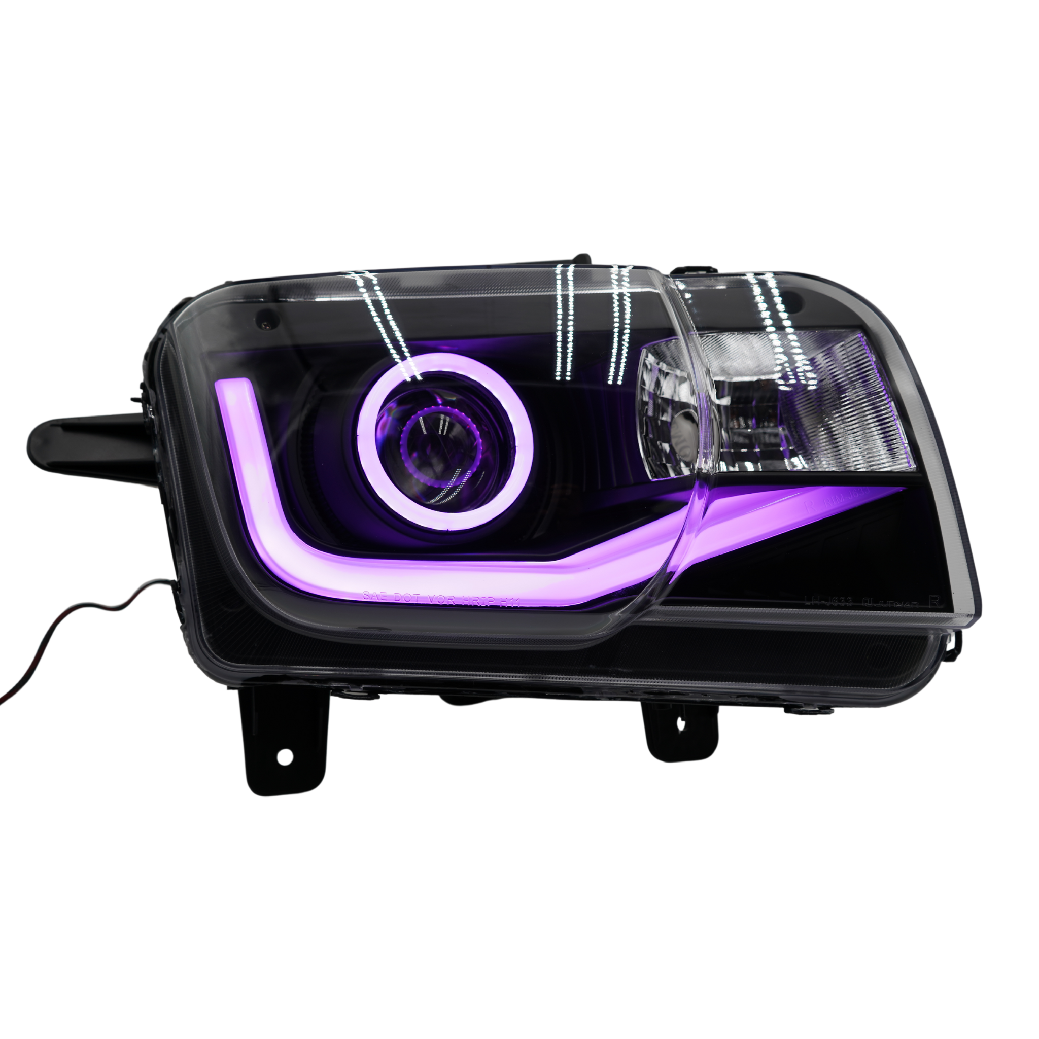 Chevrolet Camaro: Multicolor Flow Series Headlights (2010-2013) – Custom Multicolor LED Lighting by RGB Halo Kits