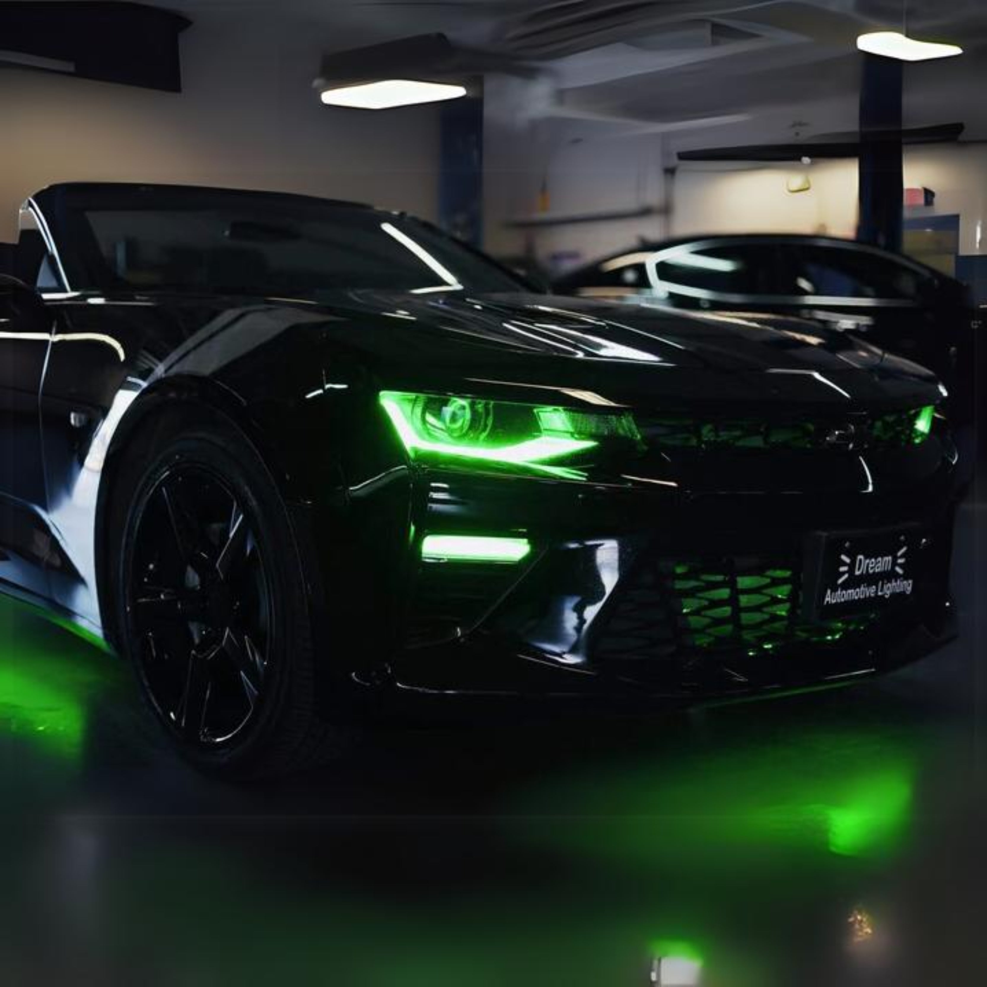 Chevrolet Camaro: Multicolor Flow Series Headlights (2016-2018) – Custom Multicolor LED Lighting by RGB Halo Kits