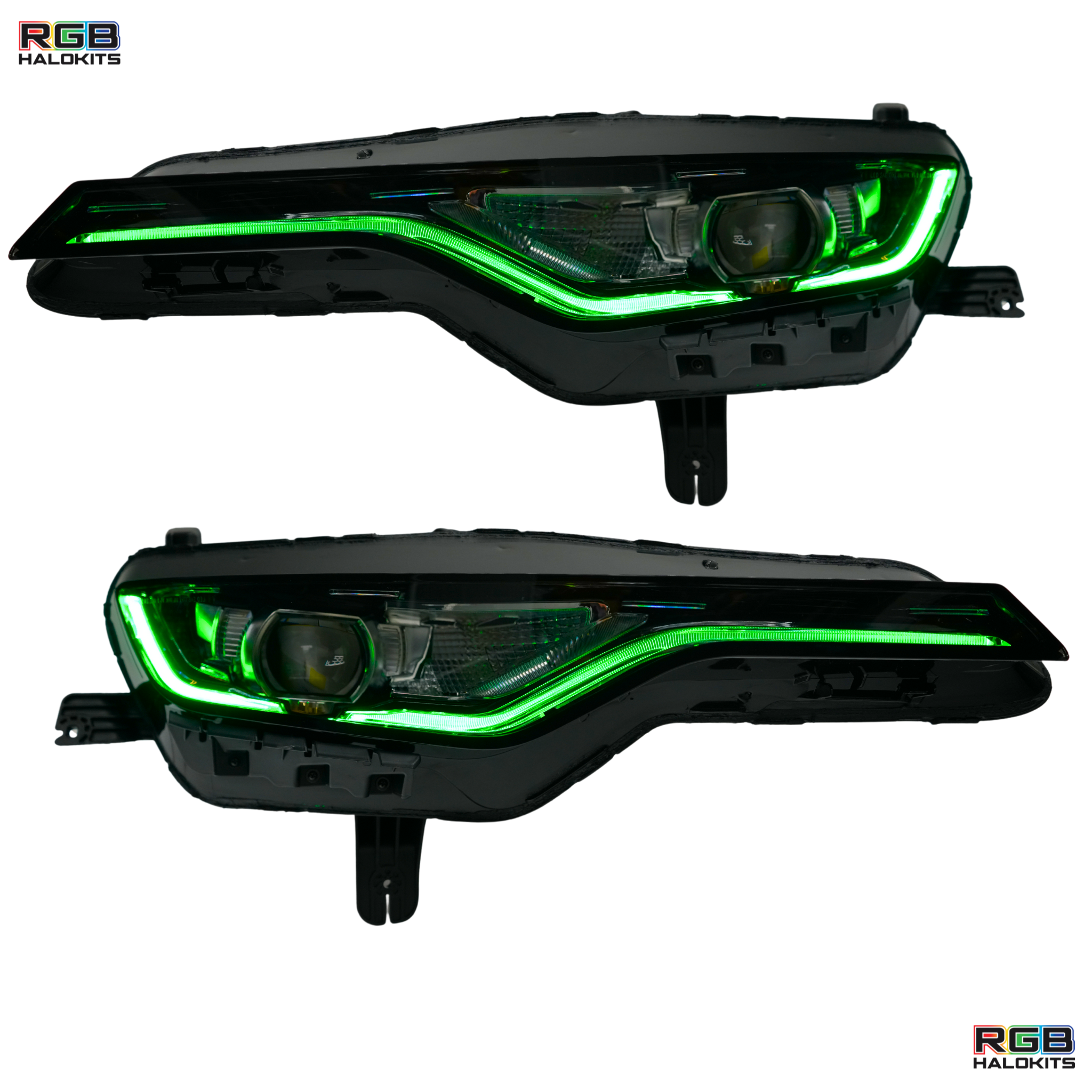 Chevrolet Camaro RS/SS: Multicolor RGBW Headlights (2019-2024) – Custom Multicolor LED Lighting by RGB Halo Kits