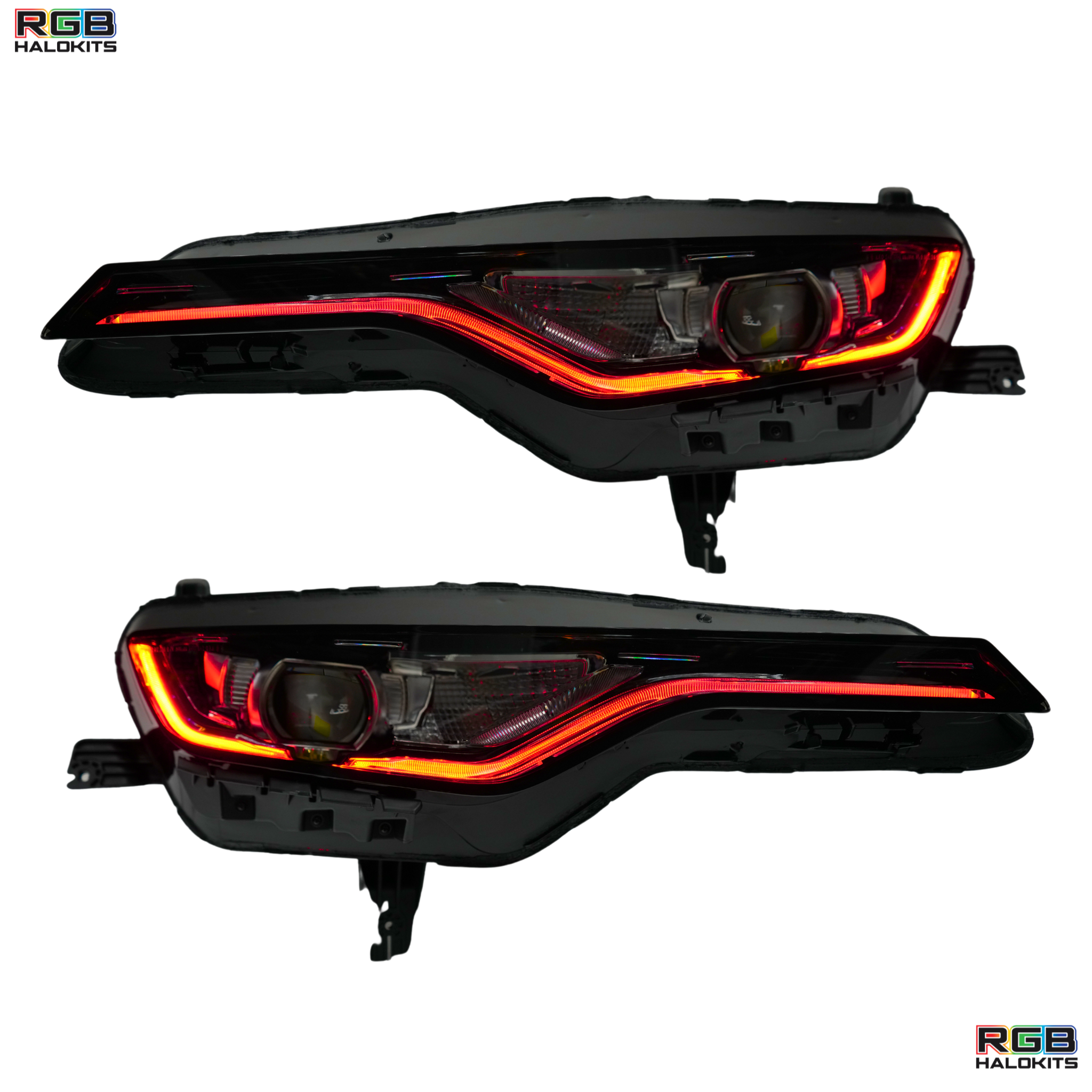 Chevrolet Camaro RS/SS: Multicolor RGBW Headlights (2019-2024) – Custom Multicolor LED Lighting by RGB Halo Kits
