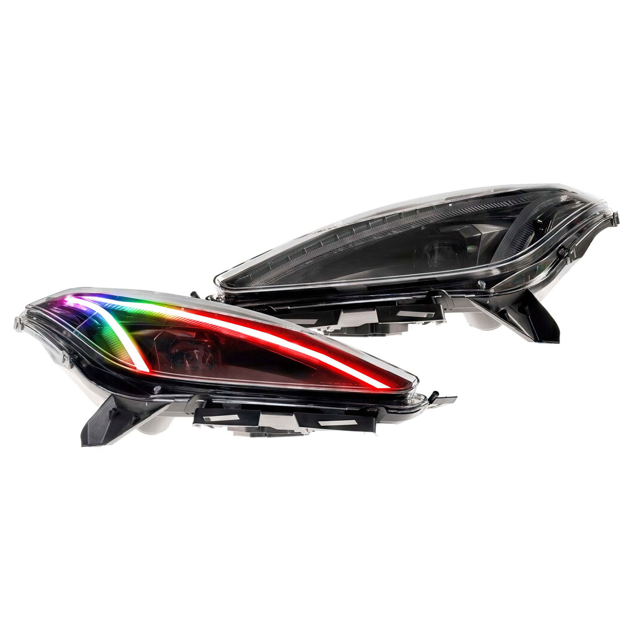 Chevrolet Corvette: Multicolor Flow Series Gen II Headlights (2014-2019) | XB Morimoto – Custom Multicolor LED Lighting by RGB Halo Kits