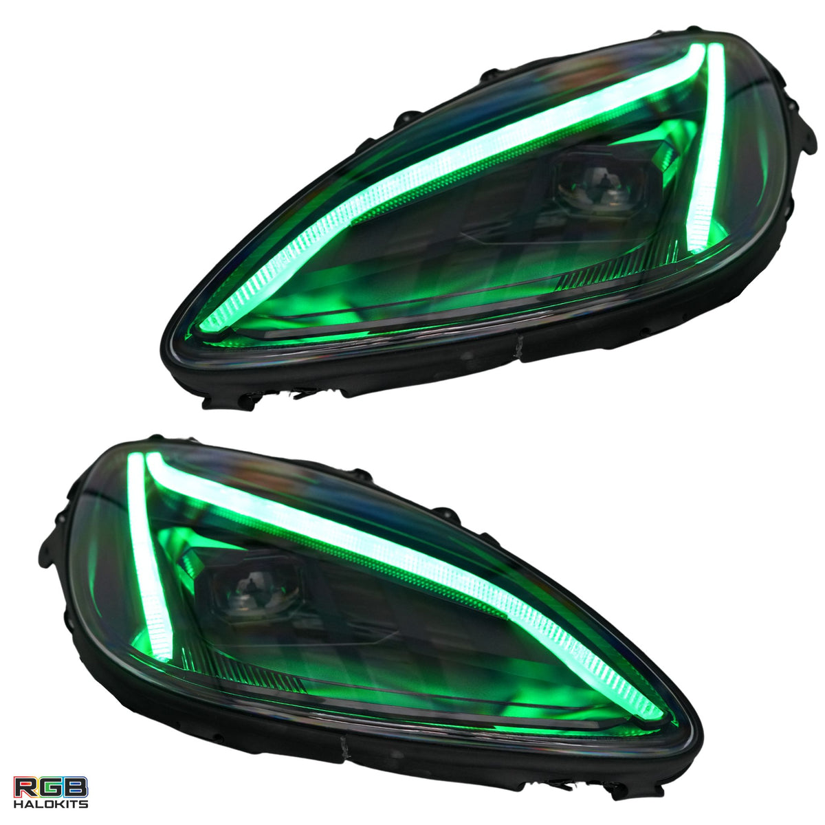 Chevrolet Corvette: Multicolor Flow Series LED Headlights Gen II (2005-2013) | XB Morimoto – Custom Multicolor LED Lighting by RGB Halo Kits
