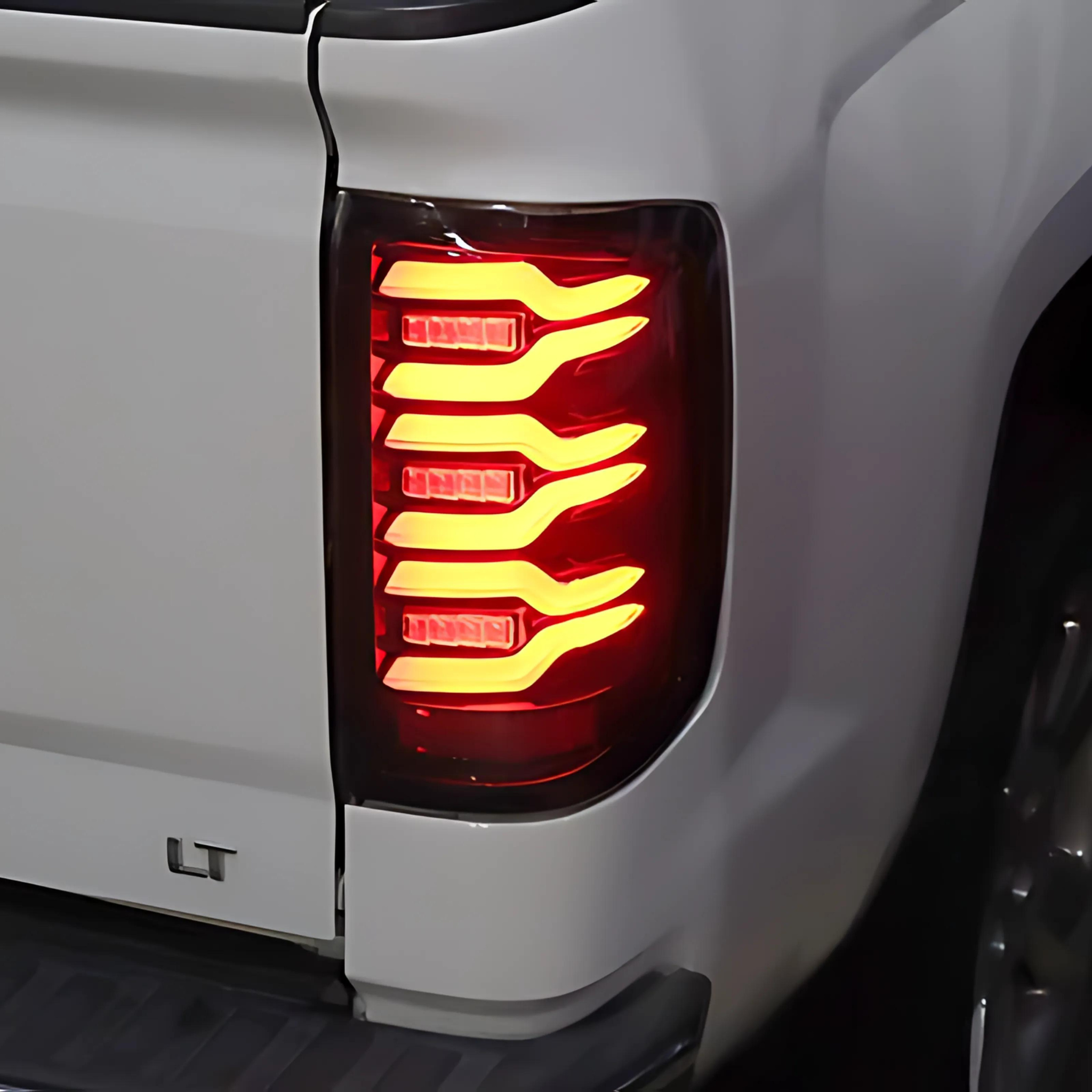 Chevrolet Silverado 1500(2014-2018) / Silverado 2500HD/3500HD (2015-2019) / GMC Sierra 3500HD (2015-2019) Tail Lights | Alpharex – Custom Multicolor LED Lighting by RGB Halo Kits