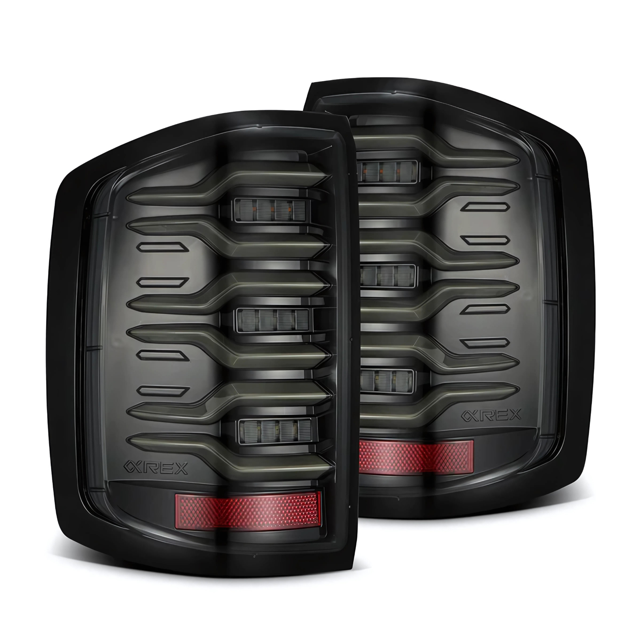 Chevrolet Silverado 1500(2014-2018) / Silverado 2500HD/3500HD (2015-2019) / GMC Sierra 3500HD (2015-2019) Tail Lights | Alpharex – Custom Multicolor LED Lighting by RGB Halo Kits