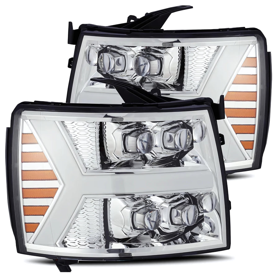 Chevrolet Silverado (2007-2013) Headlights | Alpharex – Custom Multicolor LED Lighting by RGB Halo Kits