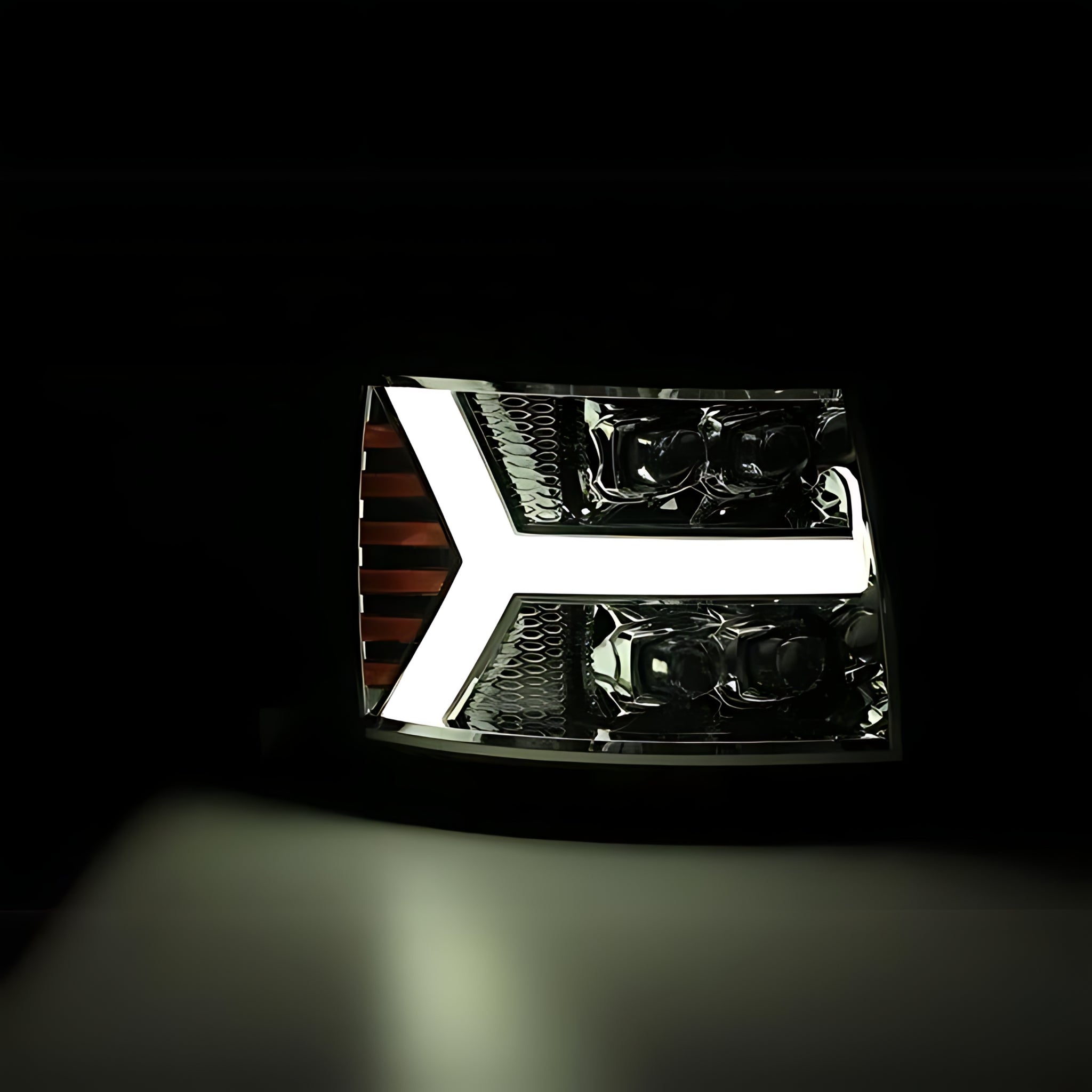 Chevrolet Silverado (2007-2013) Headlights | Alpharex – Custom Multicolor LED Lighting by RGB Halo Kits