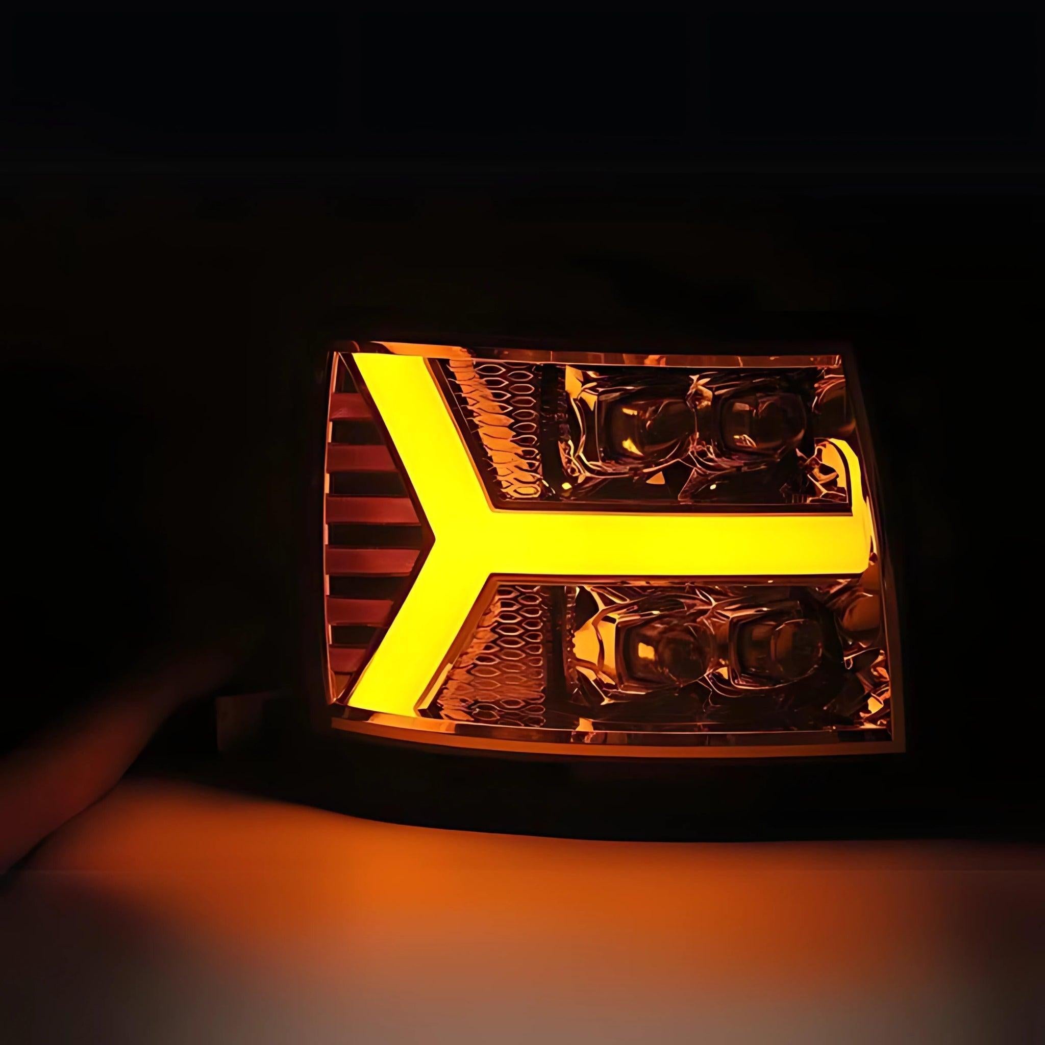 Chevrolet Silverado (2007-2013) Headlights | Alpharex – Custom Multicolor LED Lighting by RGB Halo Kits