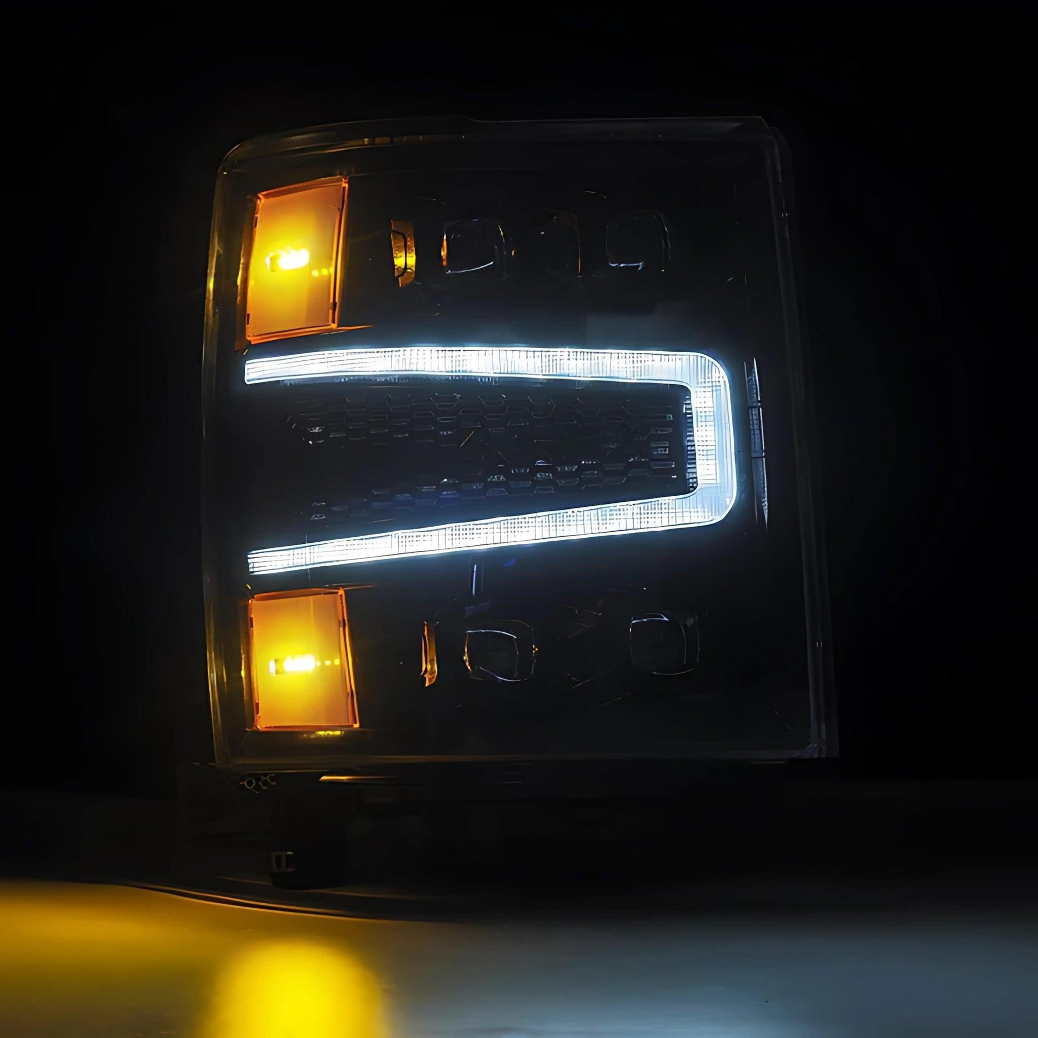 Chevrolet Silverado (2014-2015) Headlights | Alpharex – Custom Multicolor LED Lighting by RGB Halo Kits